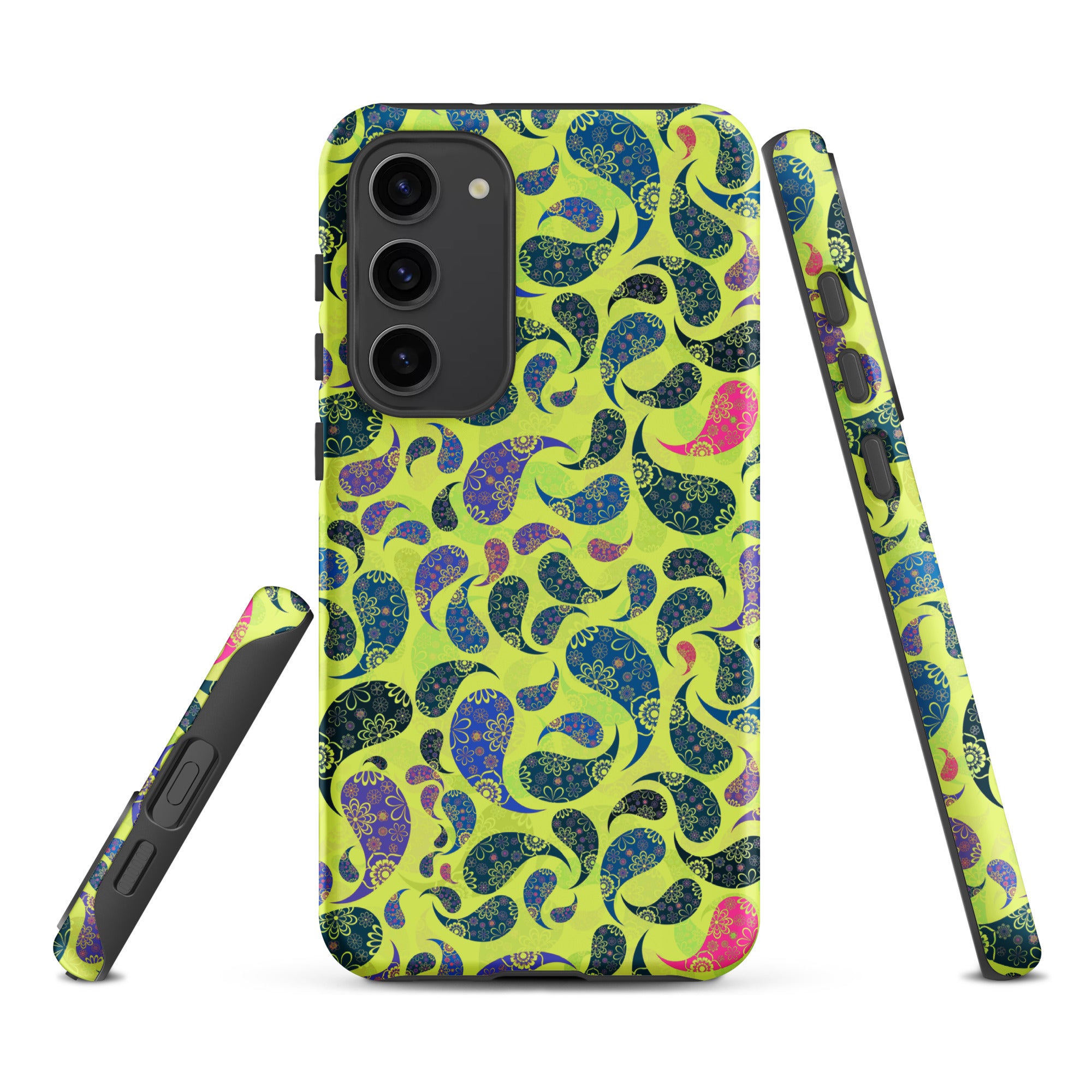 Tough case for Samsung®- Paisley Yellow