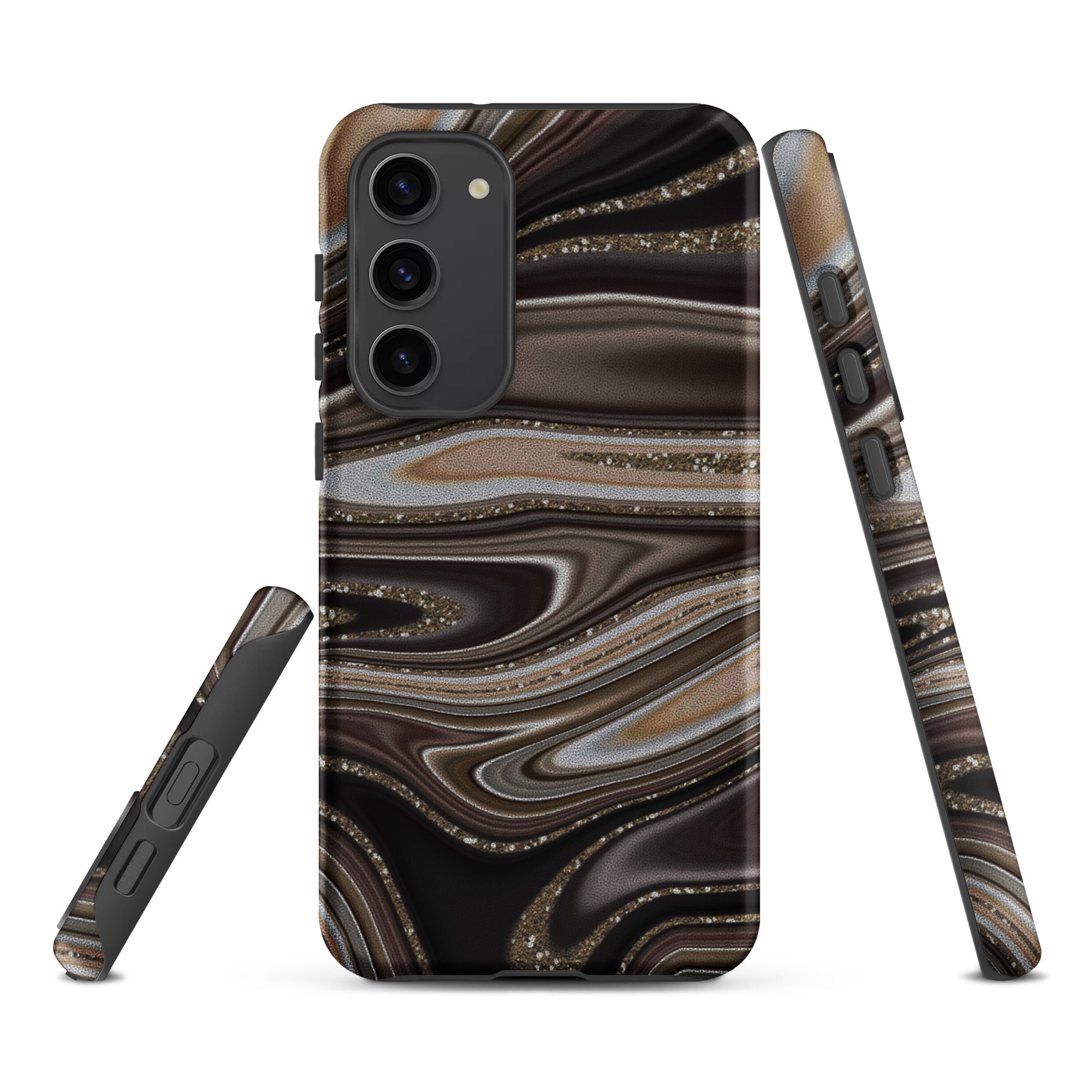 Tough case for Samsung®- Abstract Leather