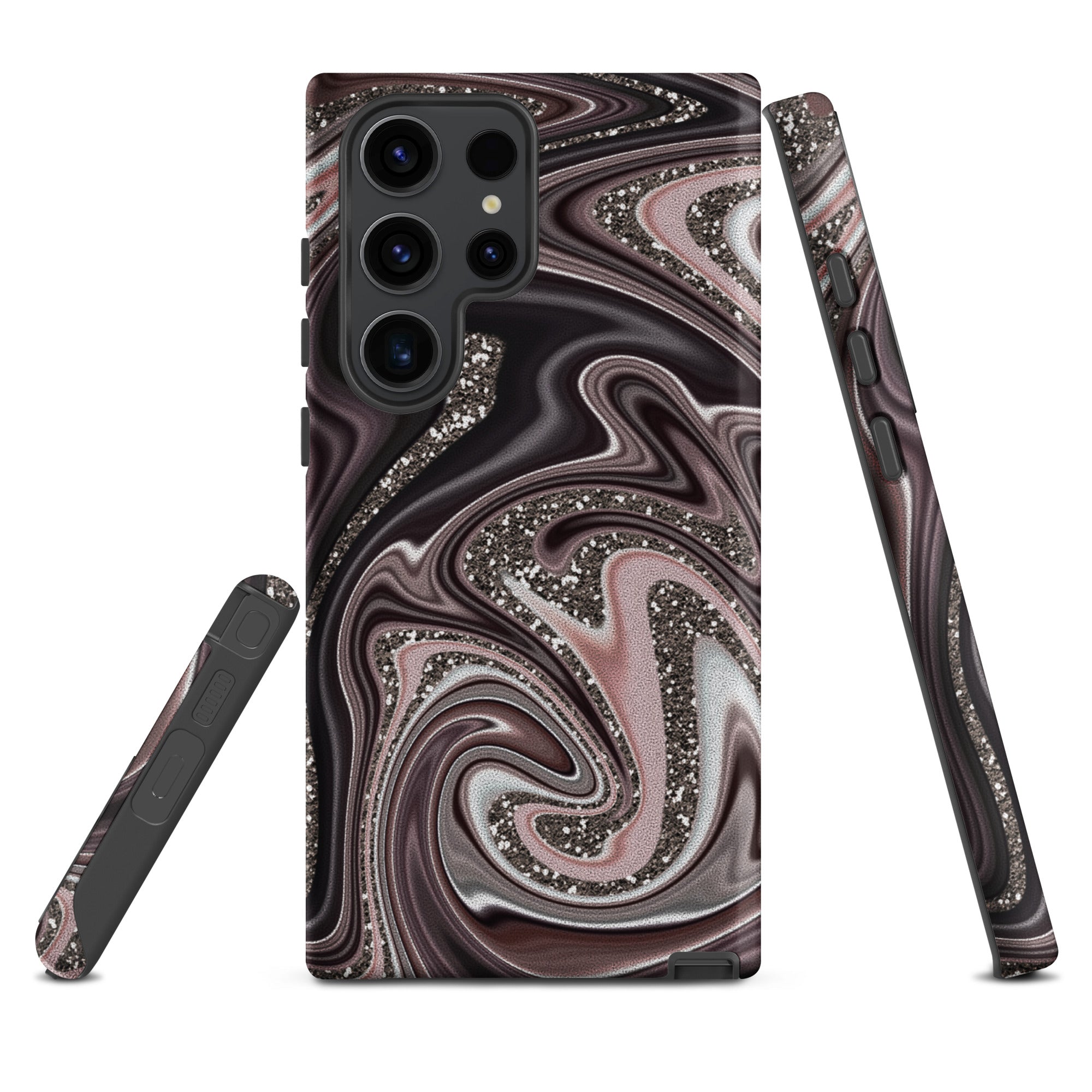 Tough case for Samsung®- Abstract Leather