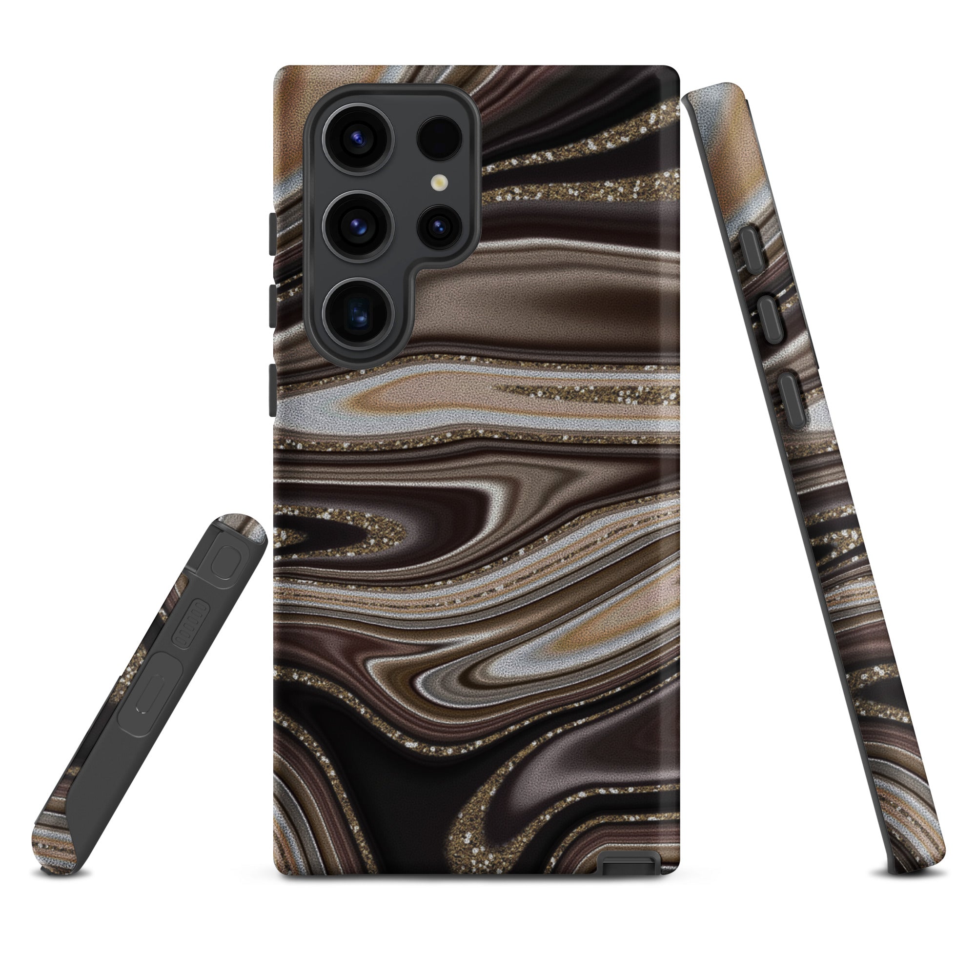 Tough case for Samsung®- Abstract Leather