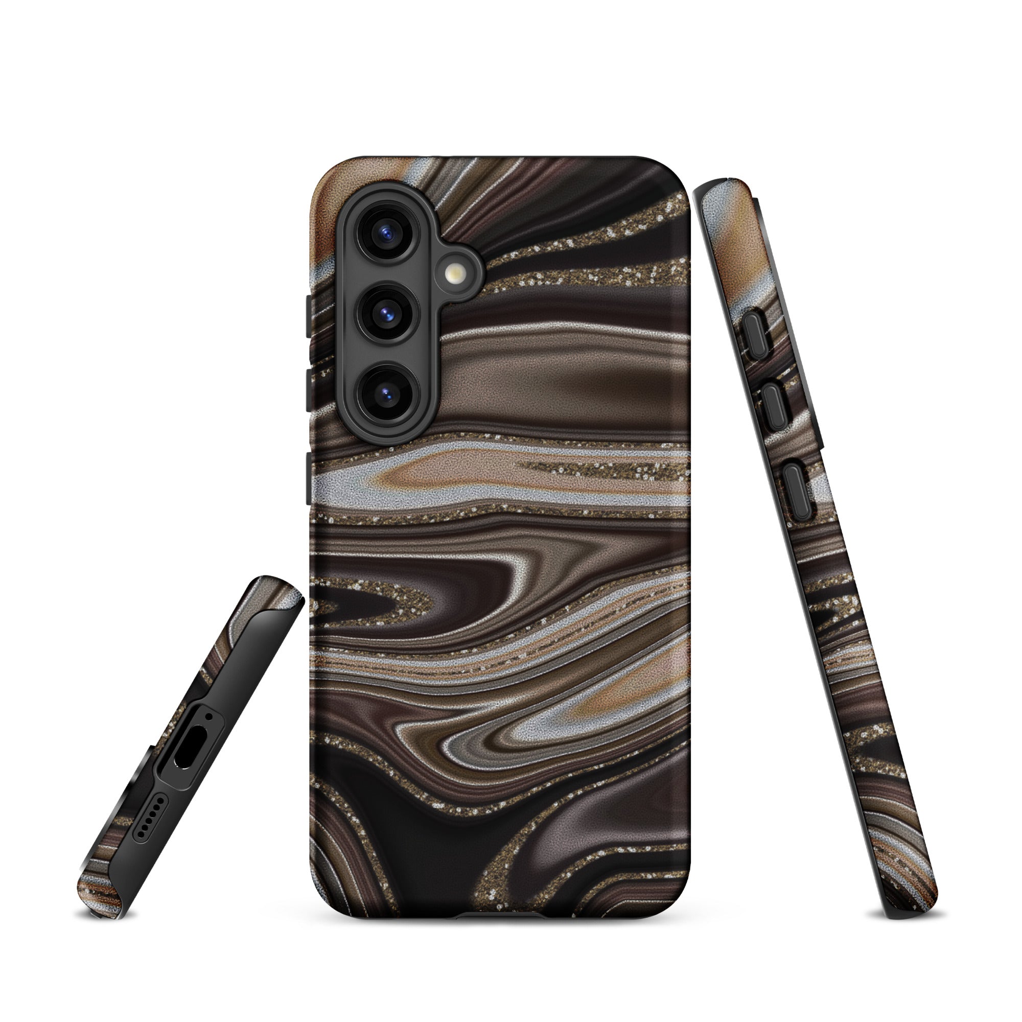 Tough case for Samsung®- Abstract Leather