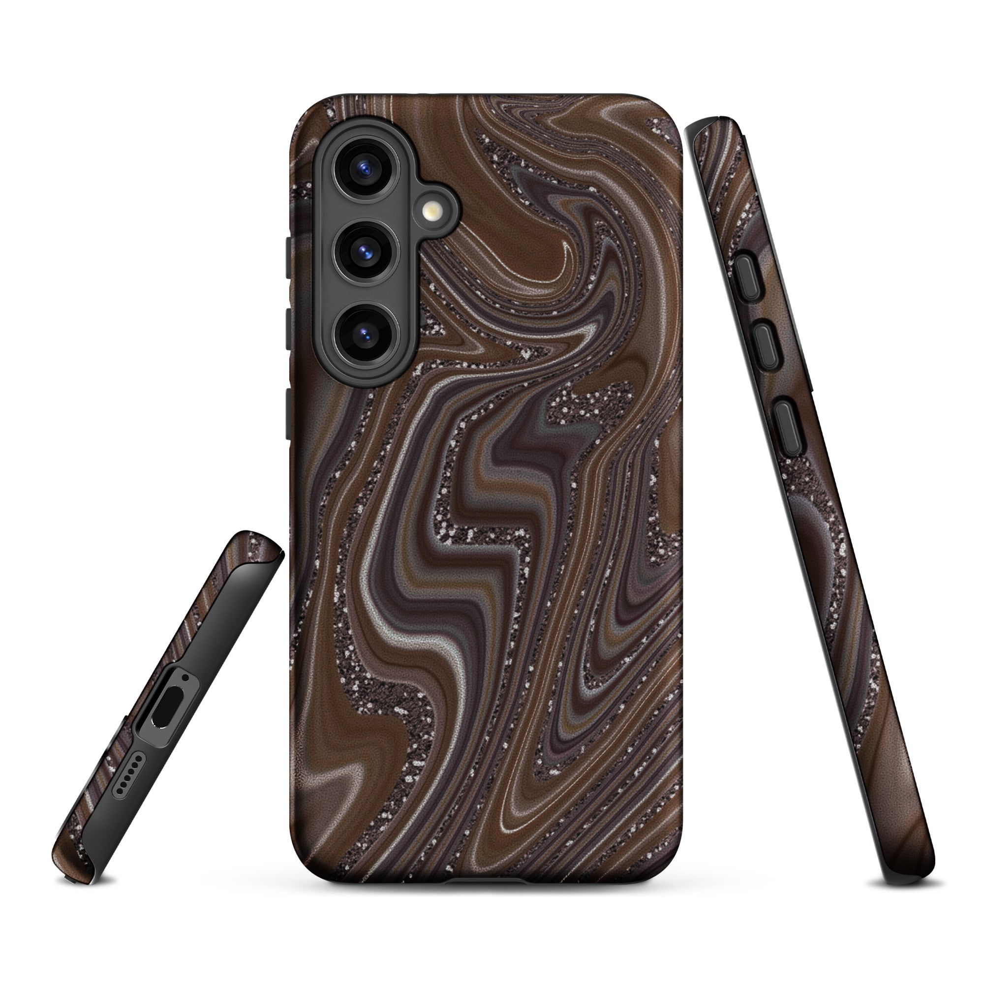 Tough case for Samsung®- Abstract Leather