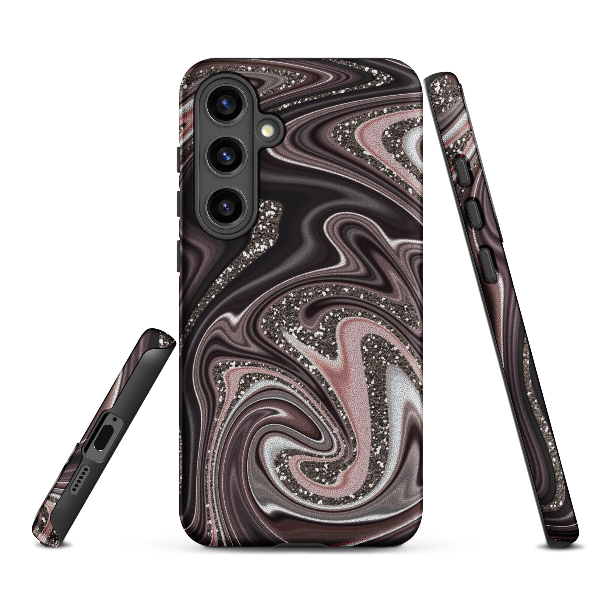 Tough case for Samsung®- Abstract Leather