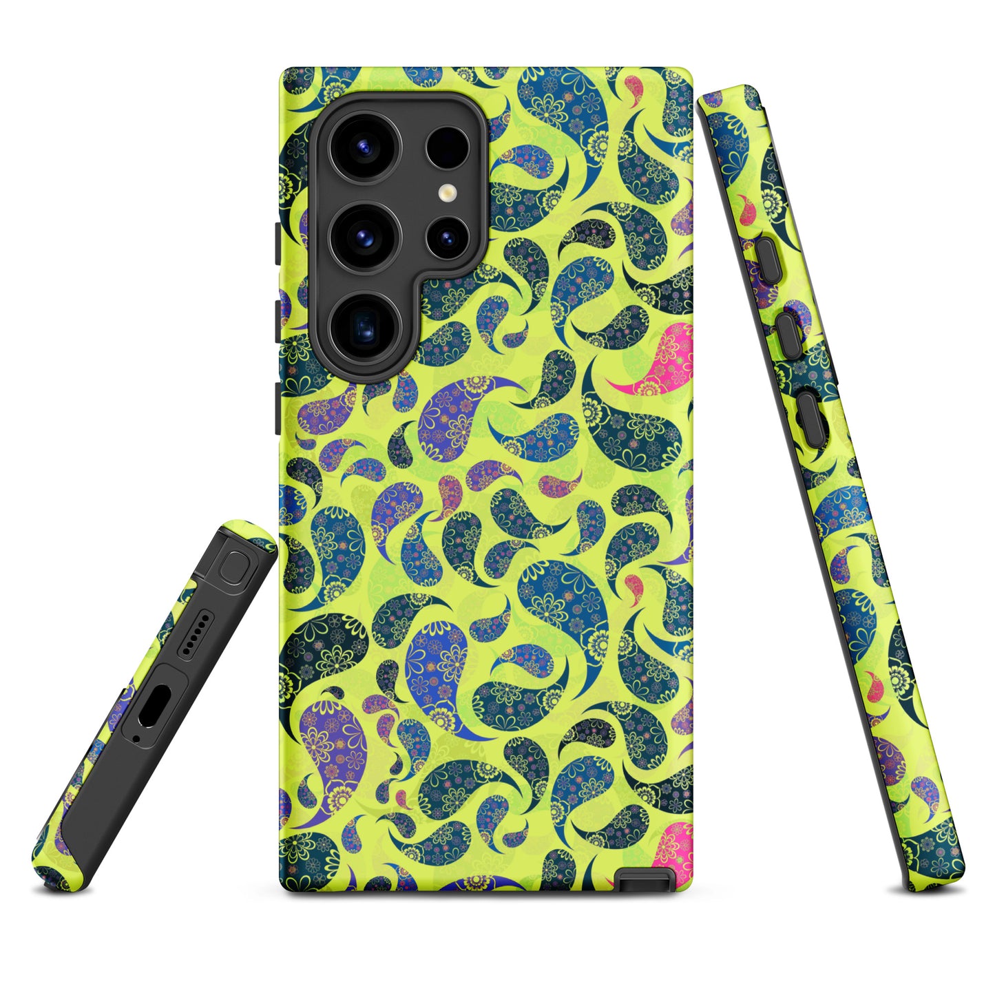 Tough case for Samsung®- Paisley Yellow