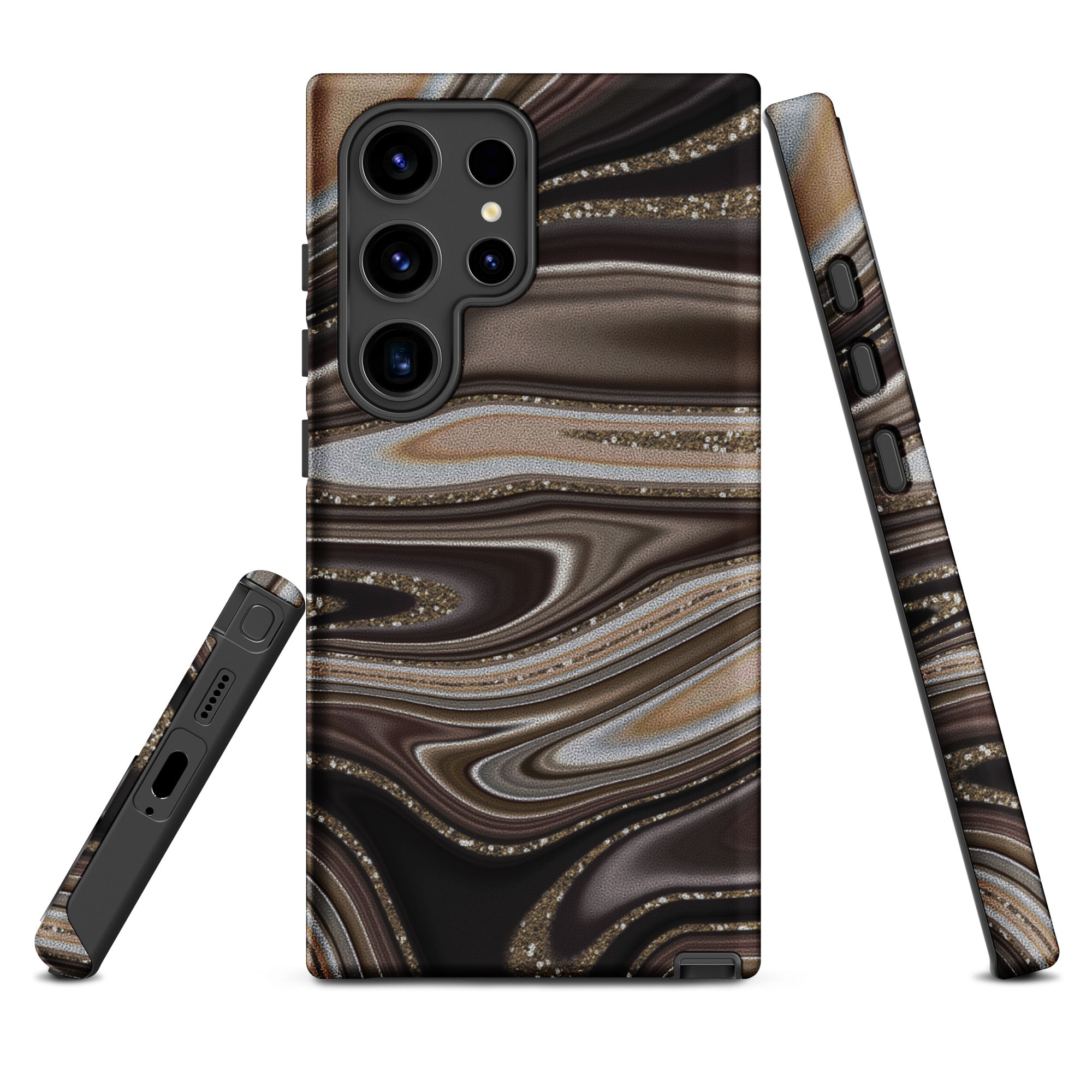 Tough case for Samsung®- Abstract Leather