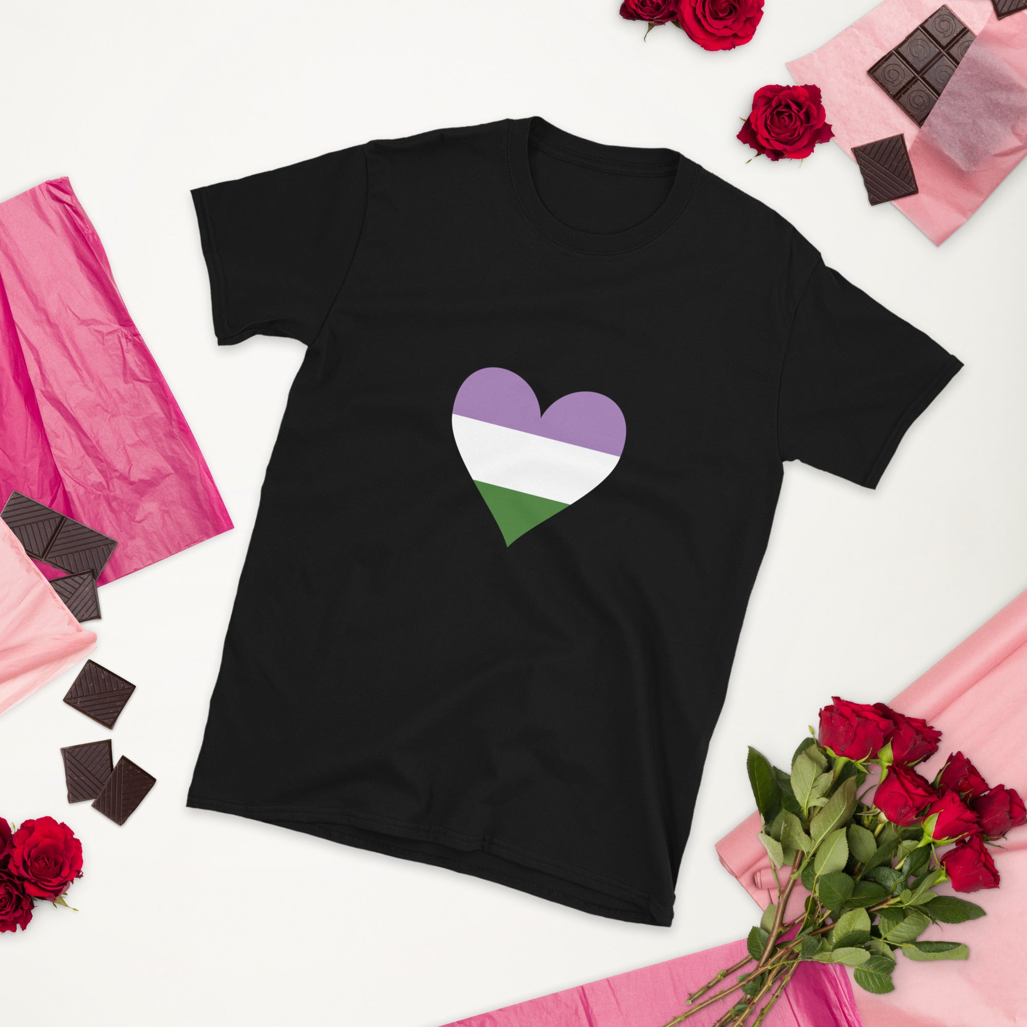 Short-Sleeve Unisex T-Shirt-Genderqueer Heart