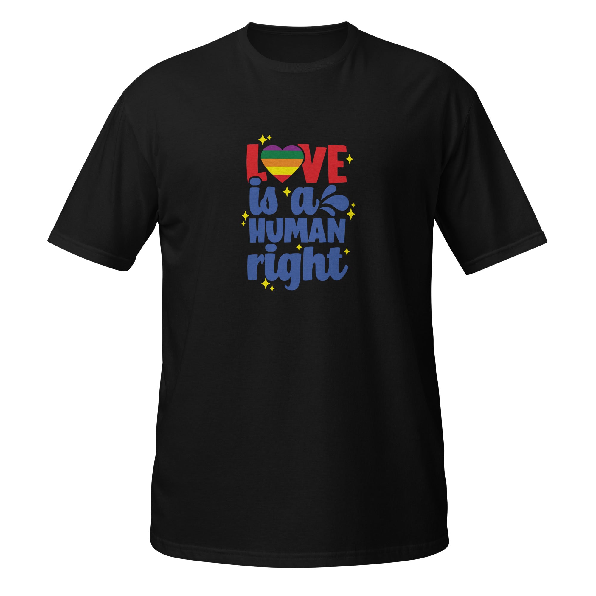 Short-Sleeve Unisex T-Shirt- Love is a human right
