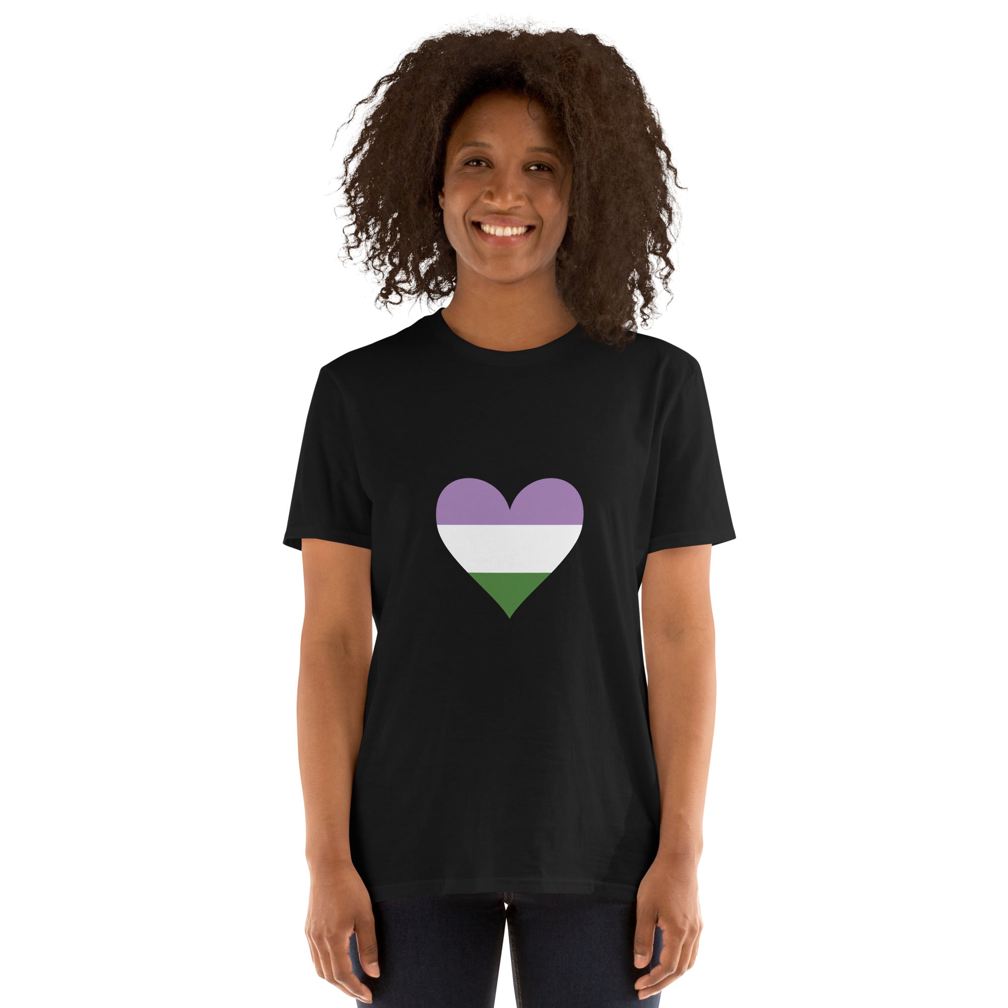 Short-Sleeve Unisex T-Shirt-Genderqueer Heart