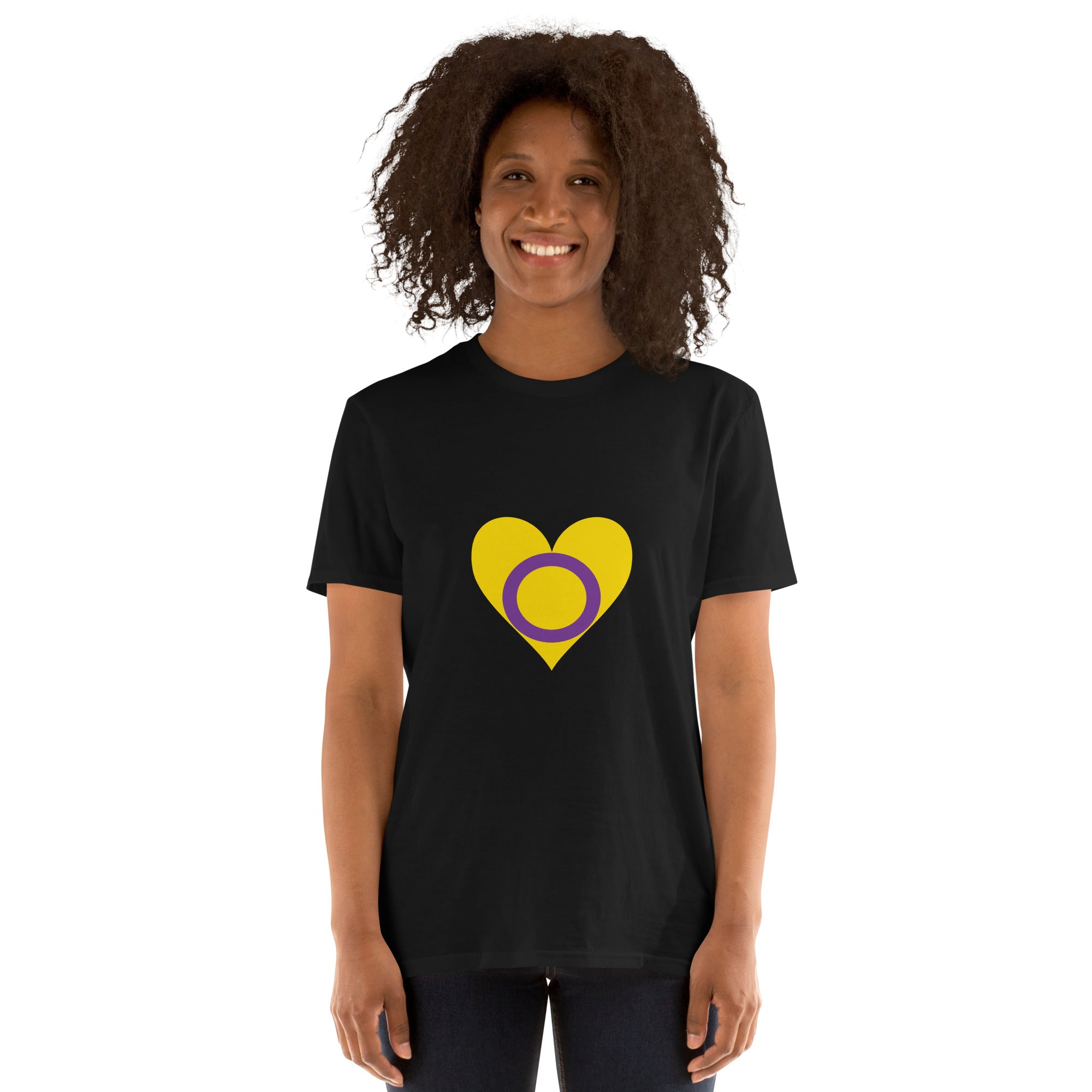 Short-Sleeve Unisex T-Shirt-Intersex Heart