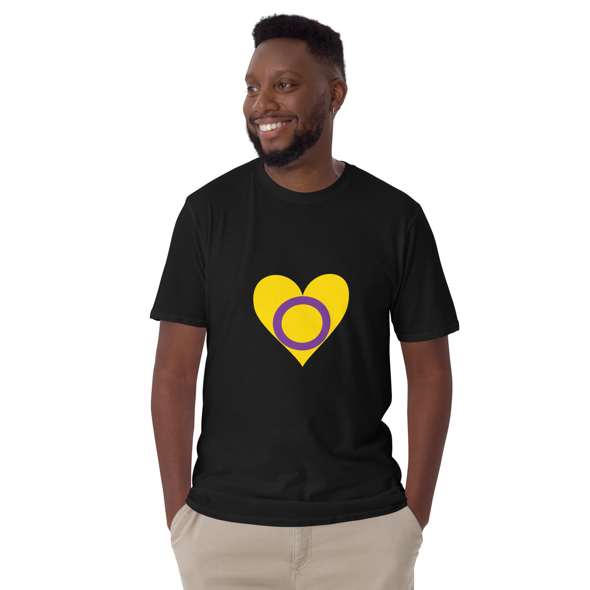 Short-Sleeve Unisex T-Shirt-Intersex Heart