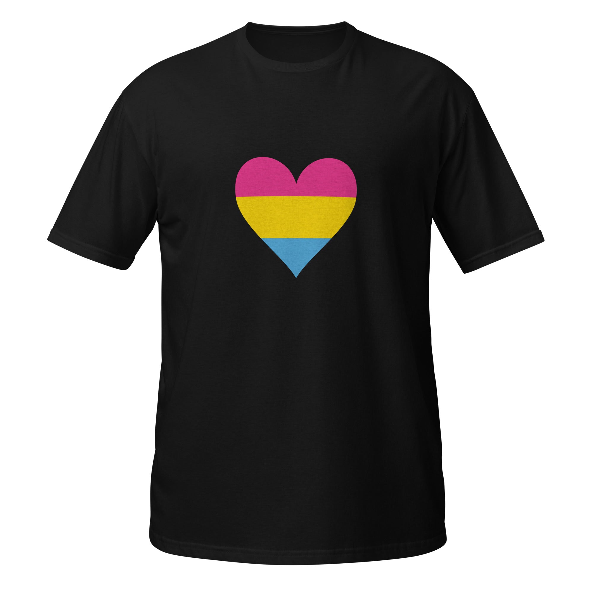 Short-Sleeve Unisex T-Shirt-Pansexual Heart