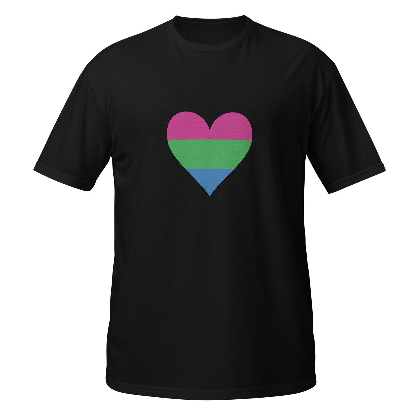 Short-Sleeve Unisex T-Shirt-Polysexual Heart