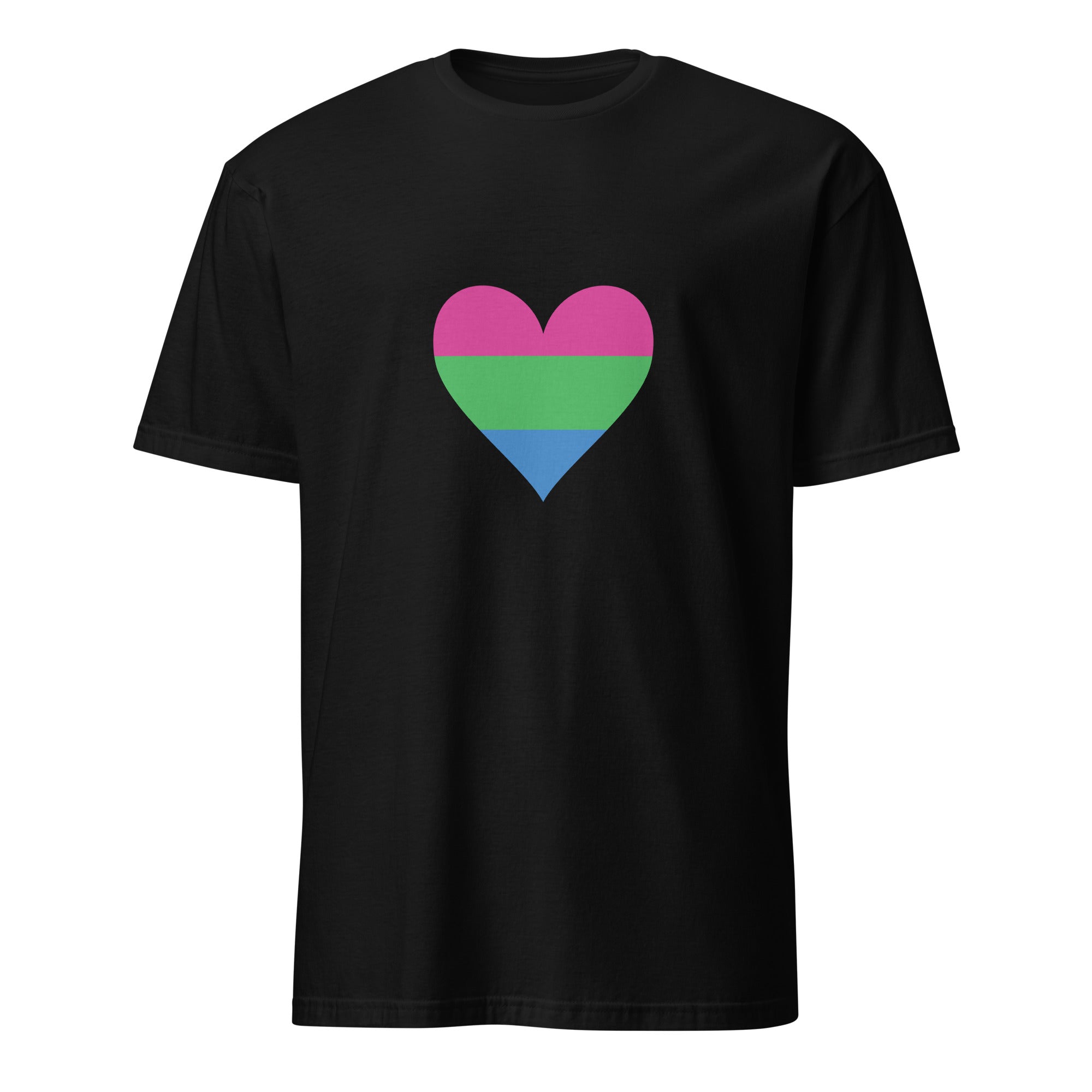 Short-Sleeve Unisex T-Shirt-Polysexual Heart