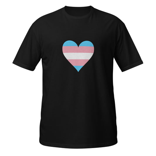 Short-Sleeve Unisex T-Shirt-Transgender Heart