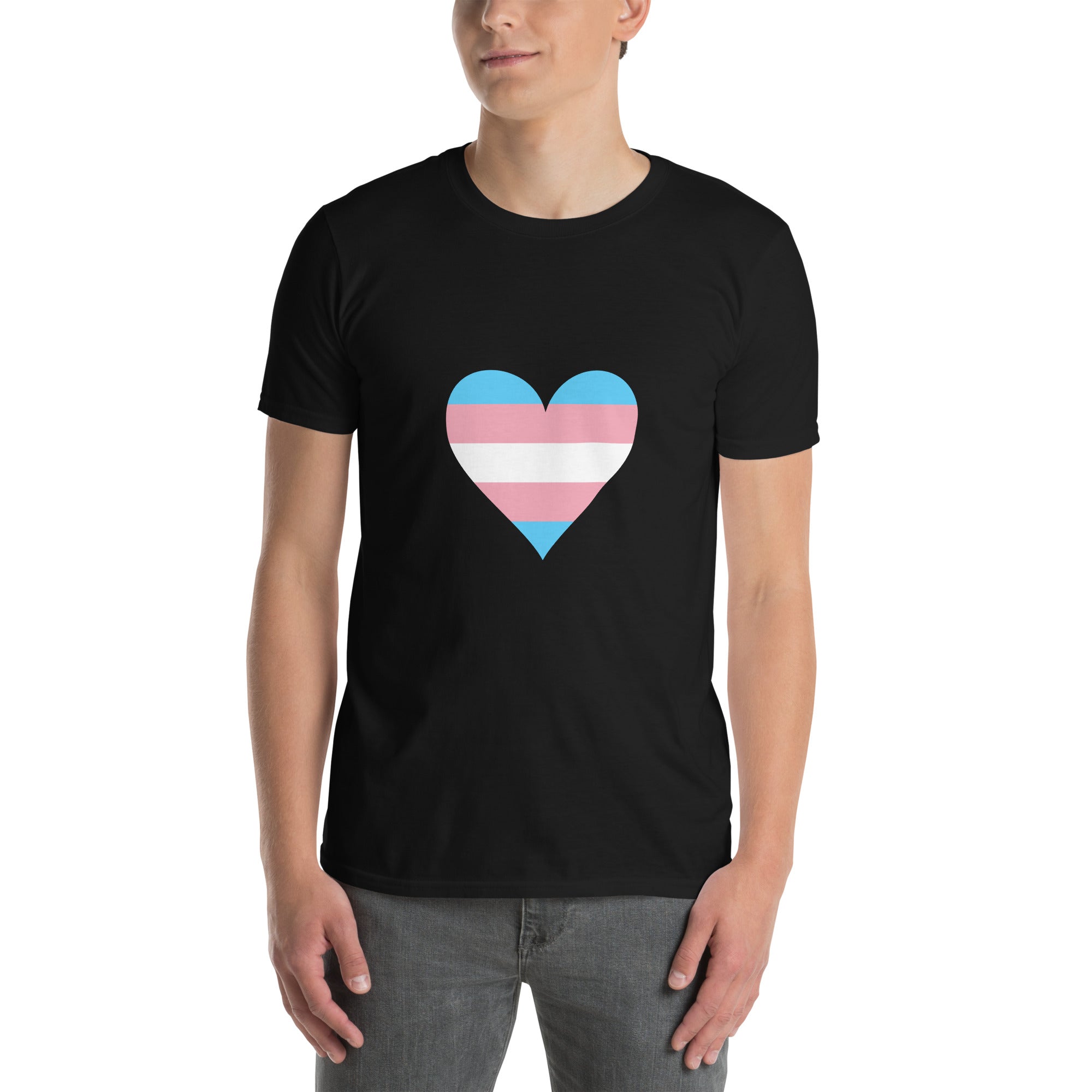 Short-Sleeve Unisex T-Shirt-Transgender Heart