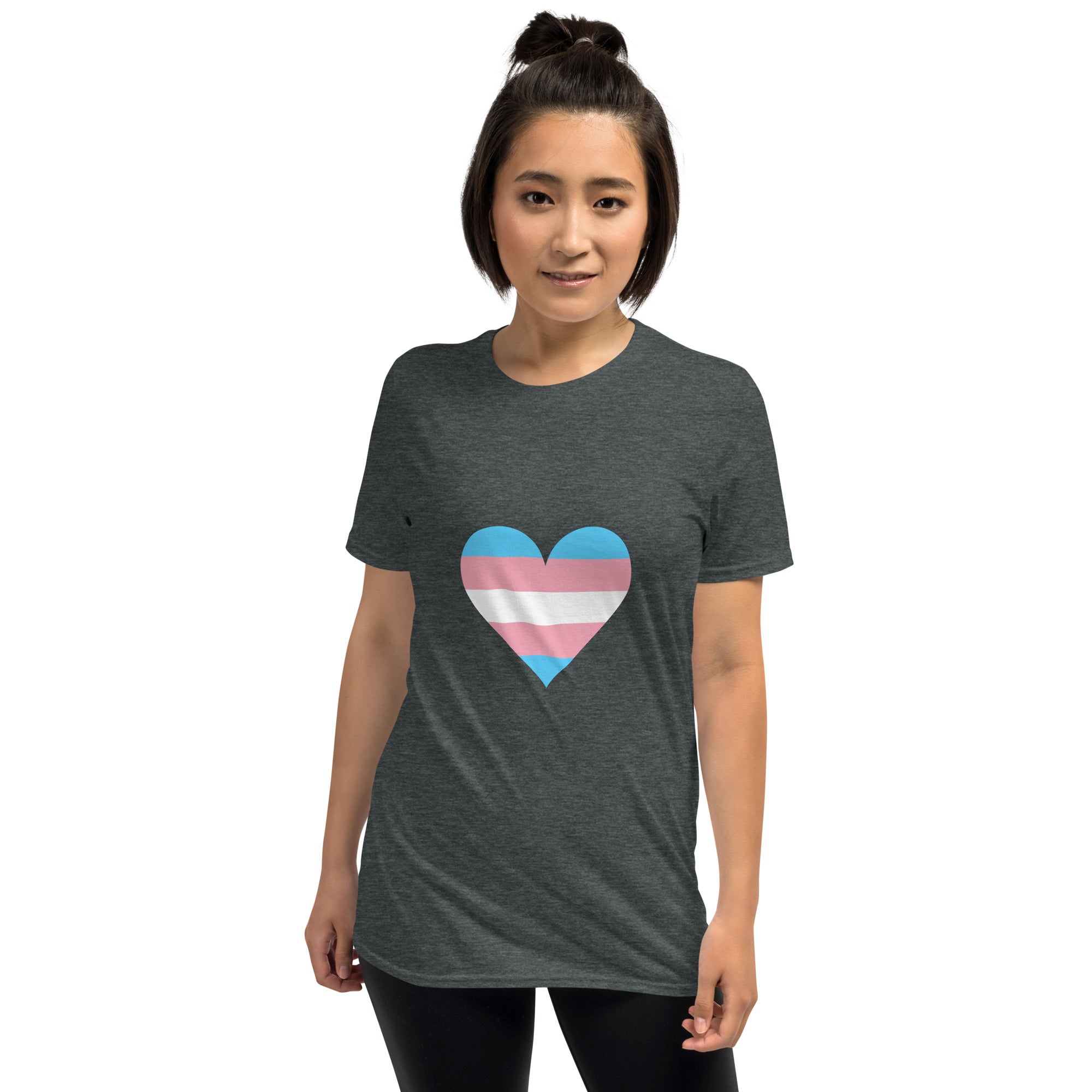 Short-Sleeve Unisex T-Shirt-Transgender Heart