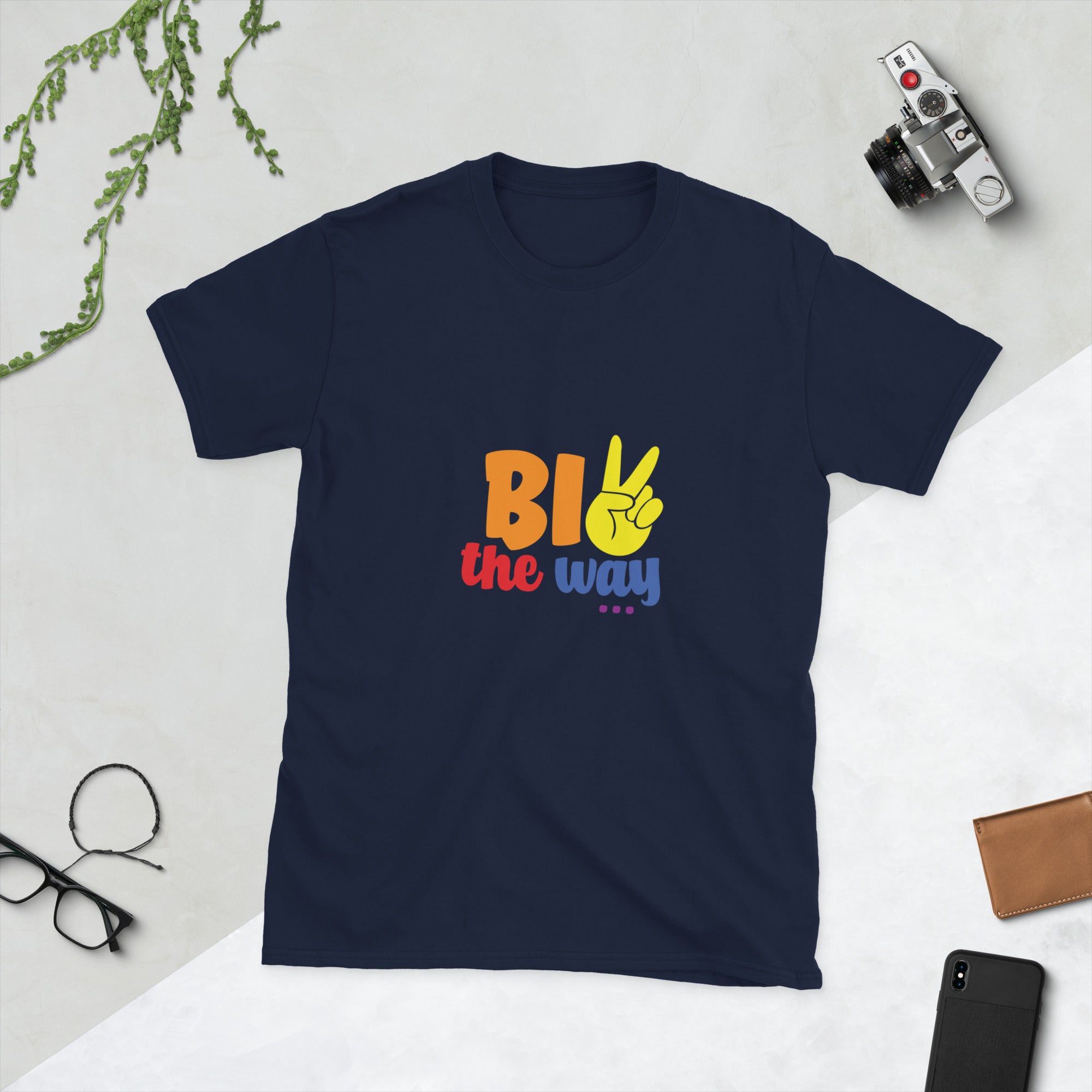 Short-Sleeve Unisex T-Shirt- Bi The Way