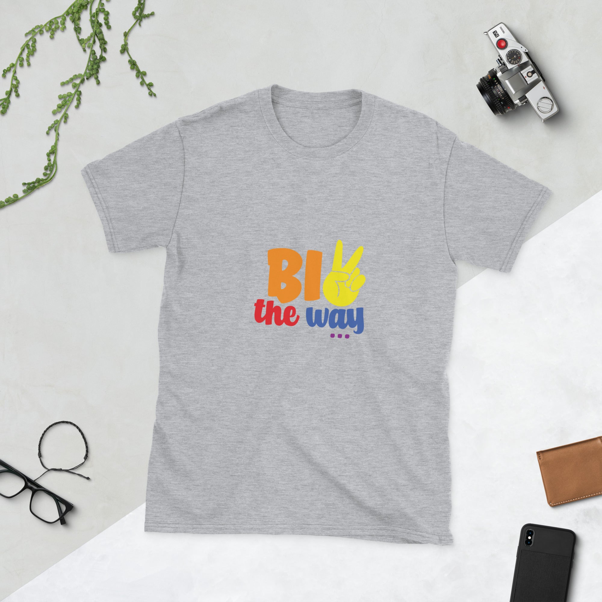 Short-Sleeve Unisex T-Shirt- Bi The Way