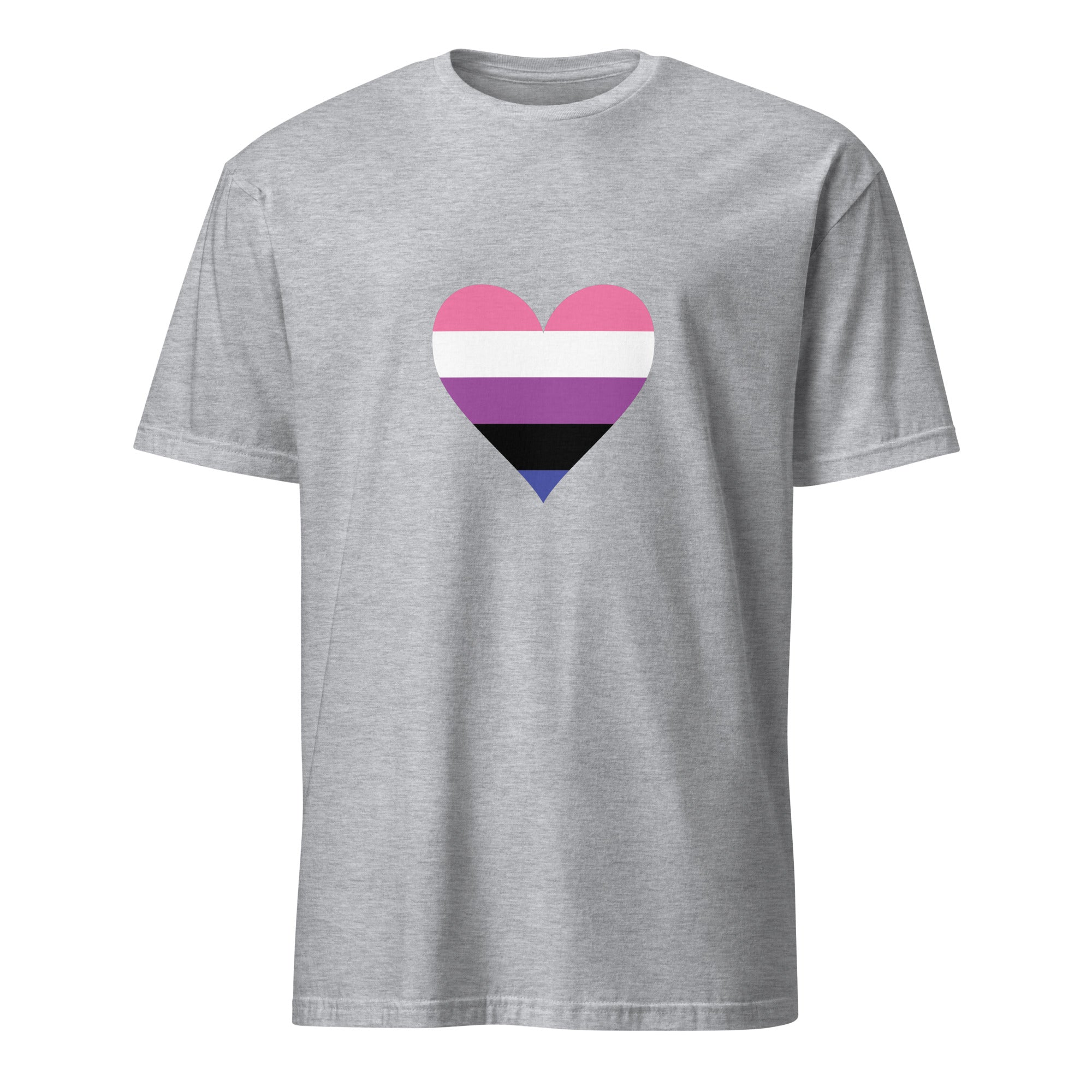 Short-Sleeve Unisex T-Shirt-Genderfluid Heart