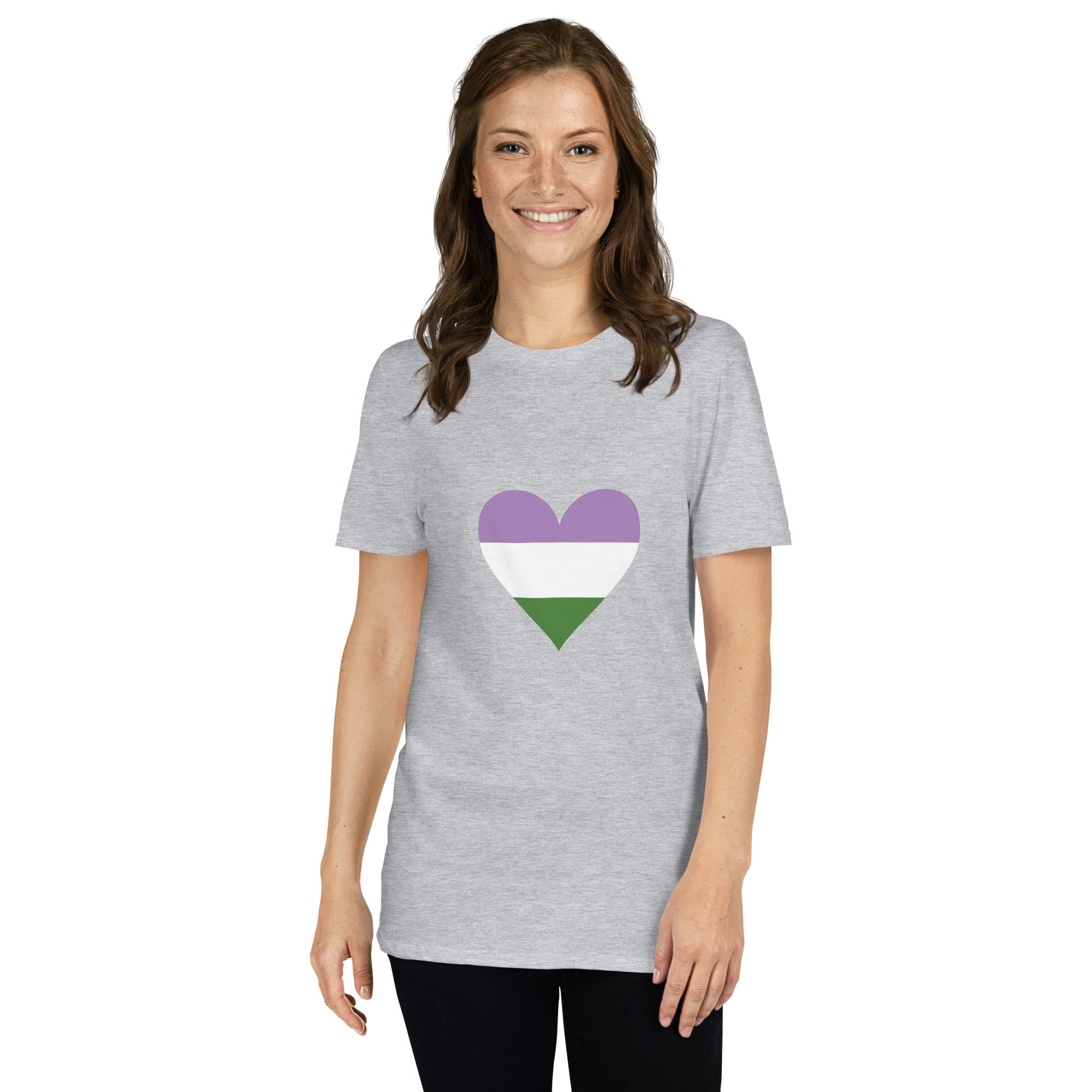 Short-Sleeve Unisex T-Shirt-Genderqueer Heart