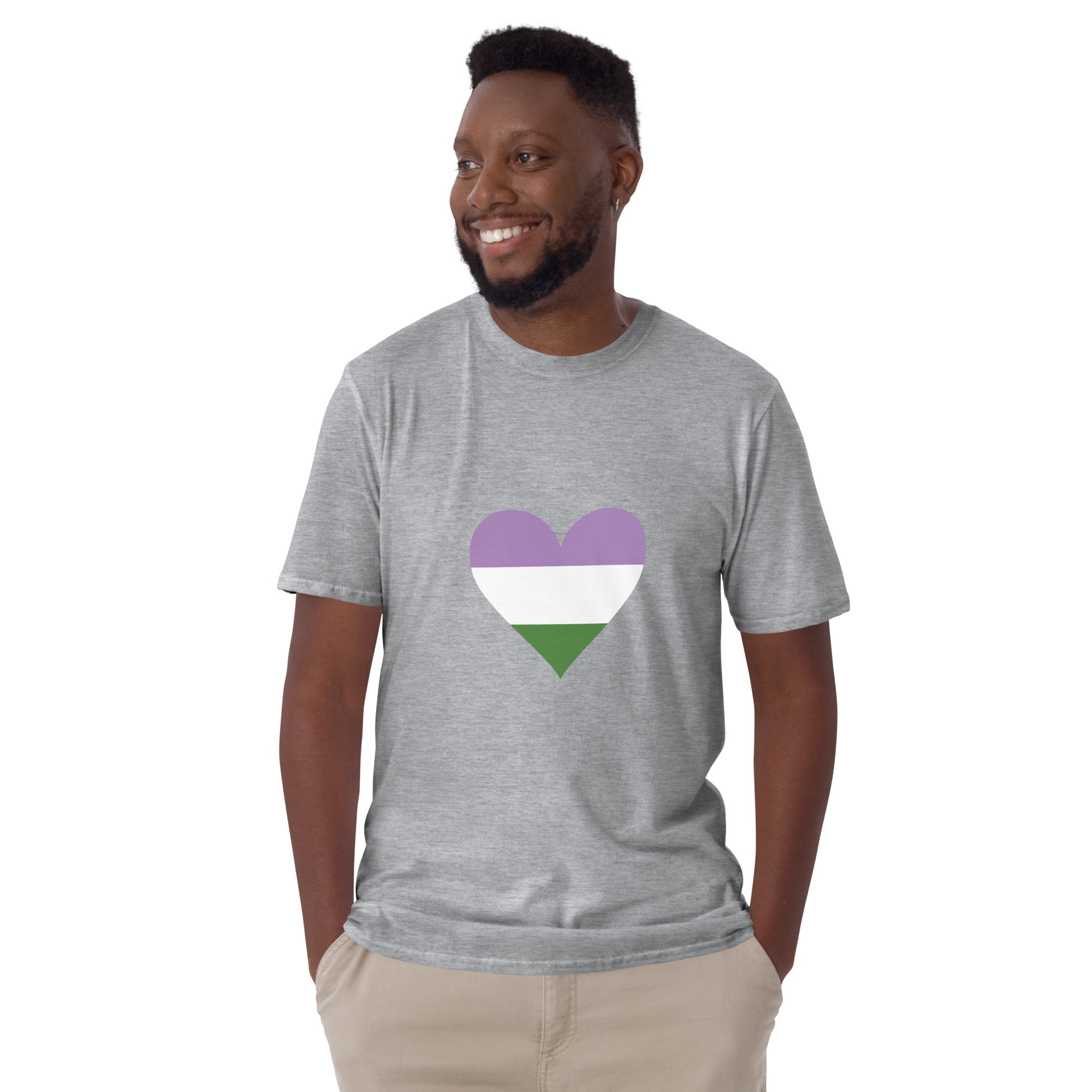 Short-Sleeve Unisex T-Shirt-Genderqueer Heart