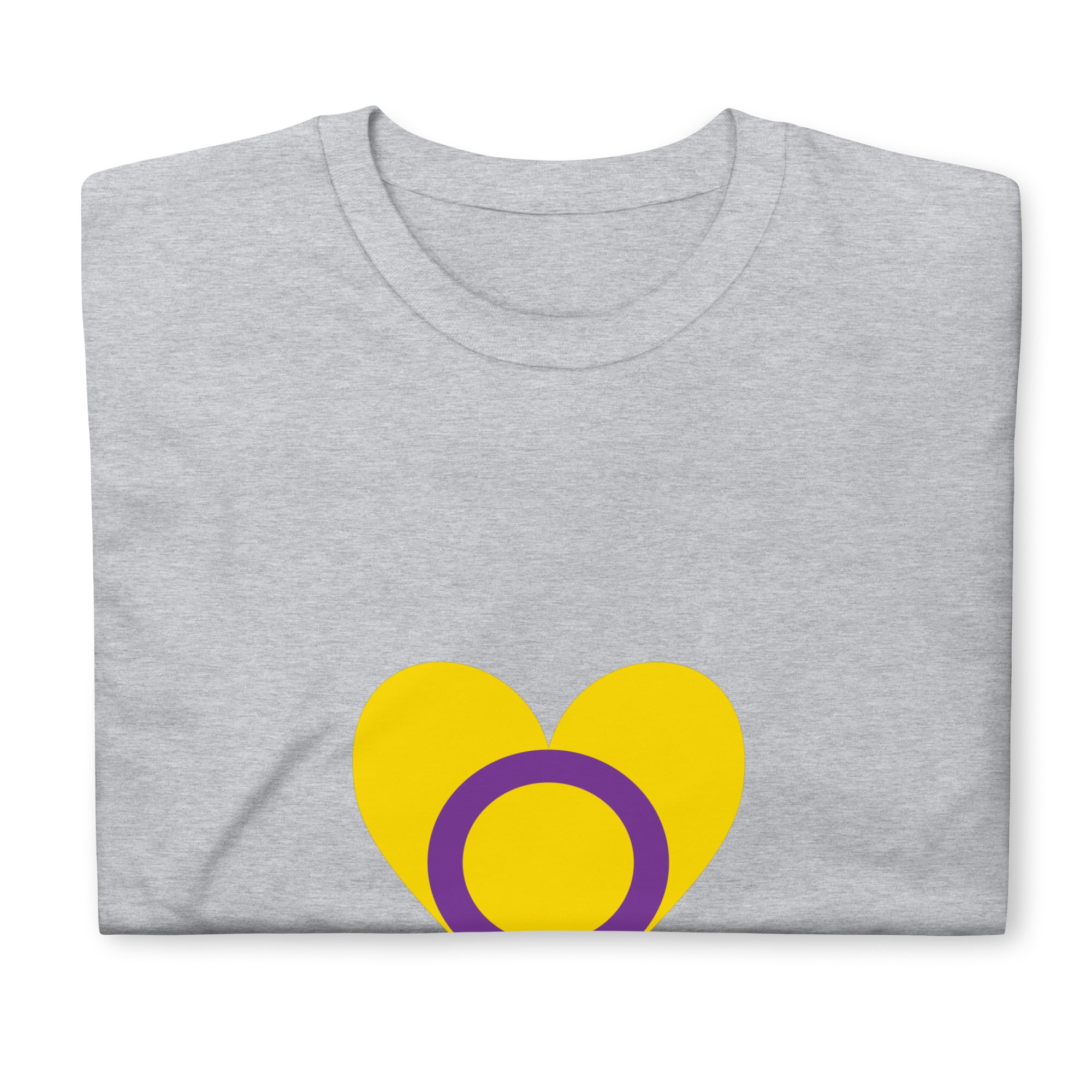 Short-Sleeve Unisex T-Shirt-Intersex Heart