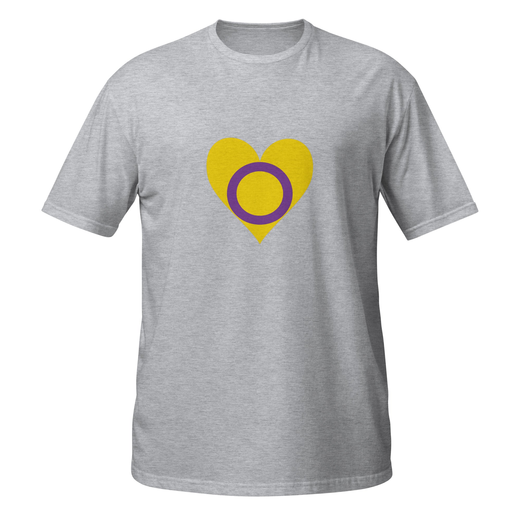 Short-Sleeve Unisex T-Shirt-Intersex Heart