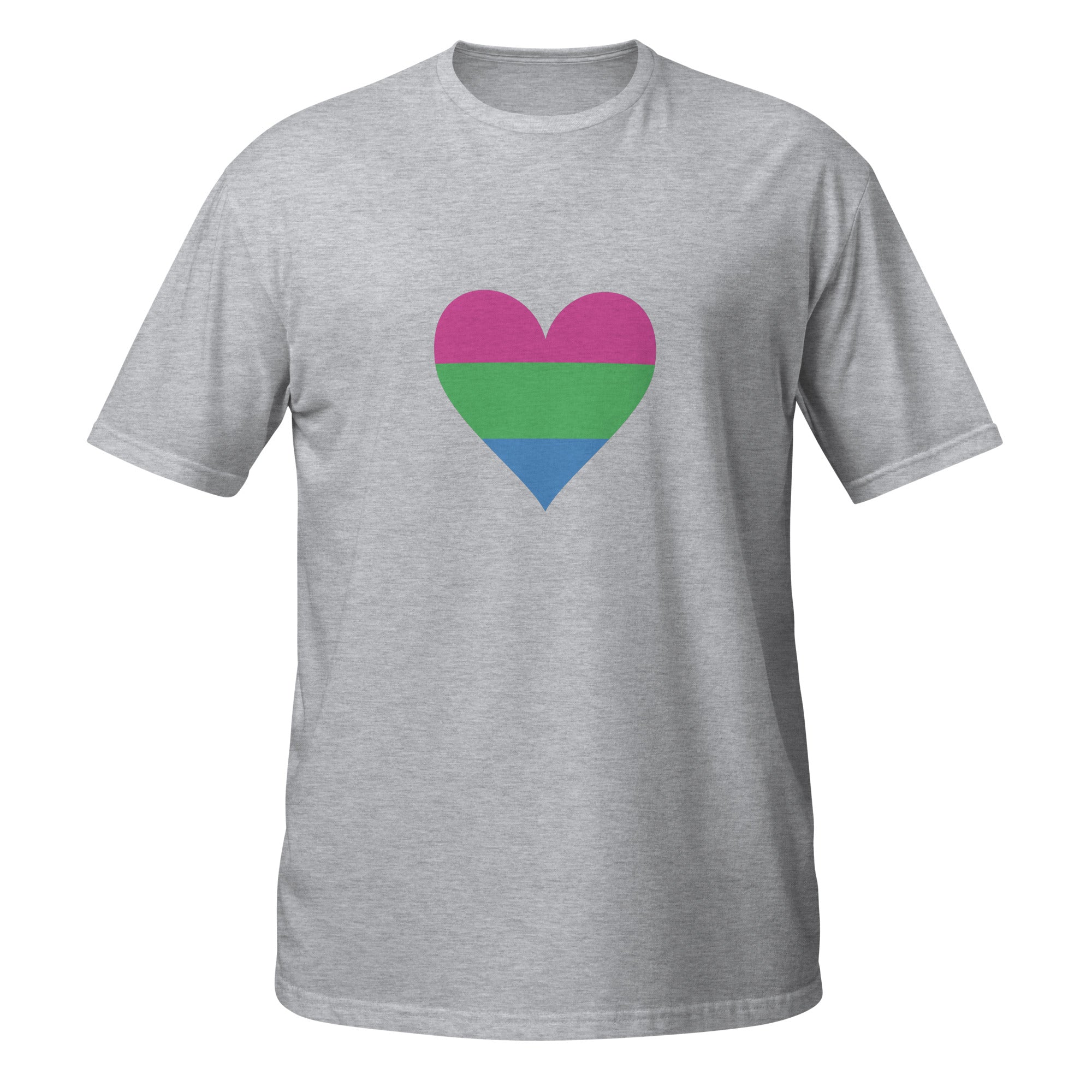 Short-Sleeve Unisex T-Shirt-Polysexual Heart