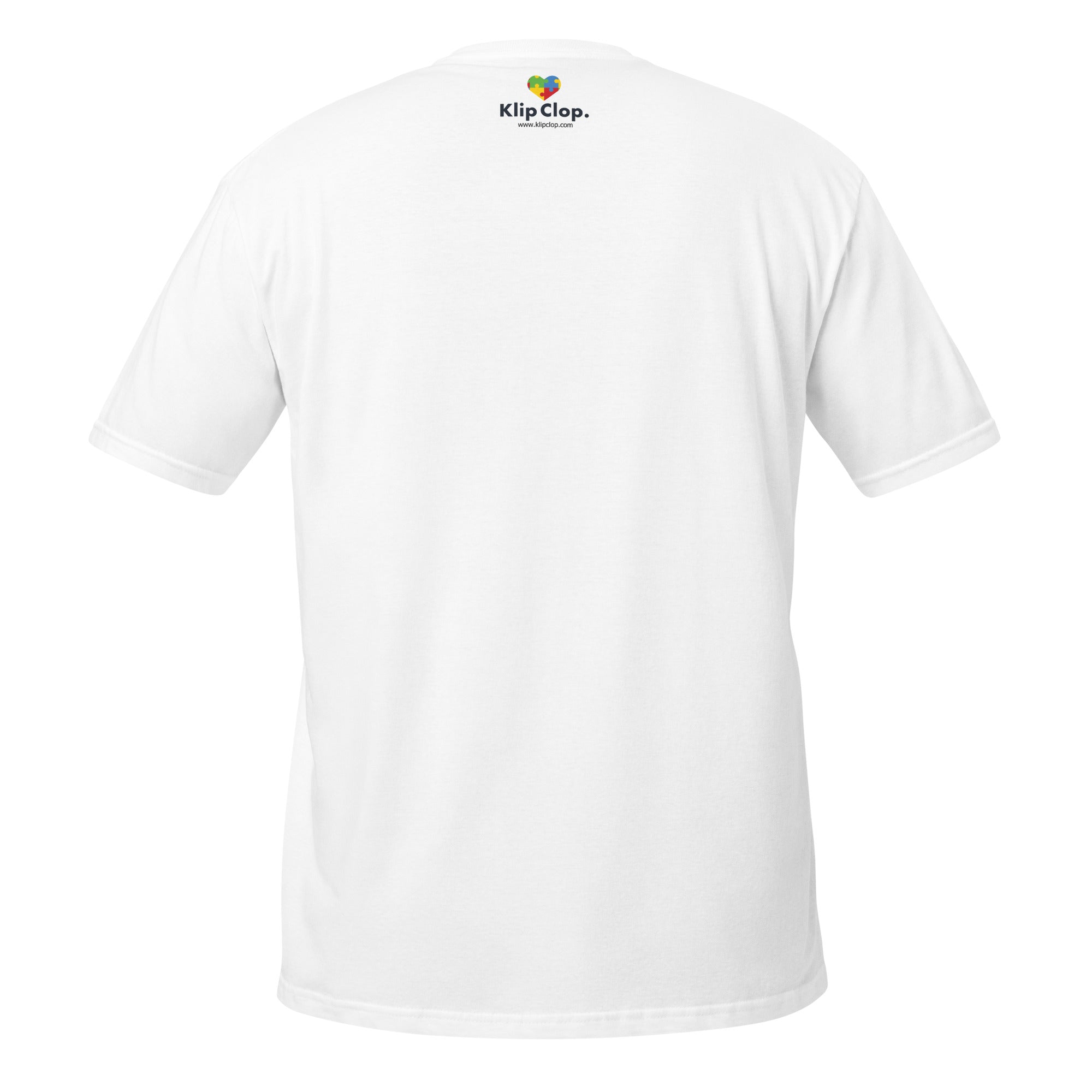 Short-Sleeve Unisex T-Shirt- Peace Love Autism