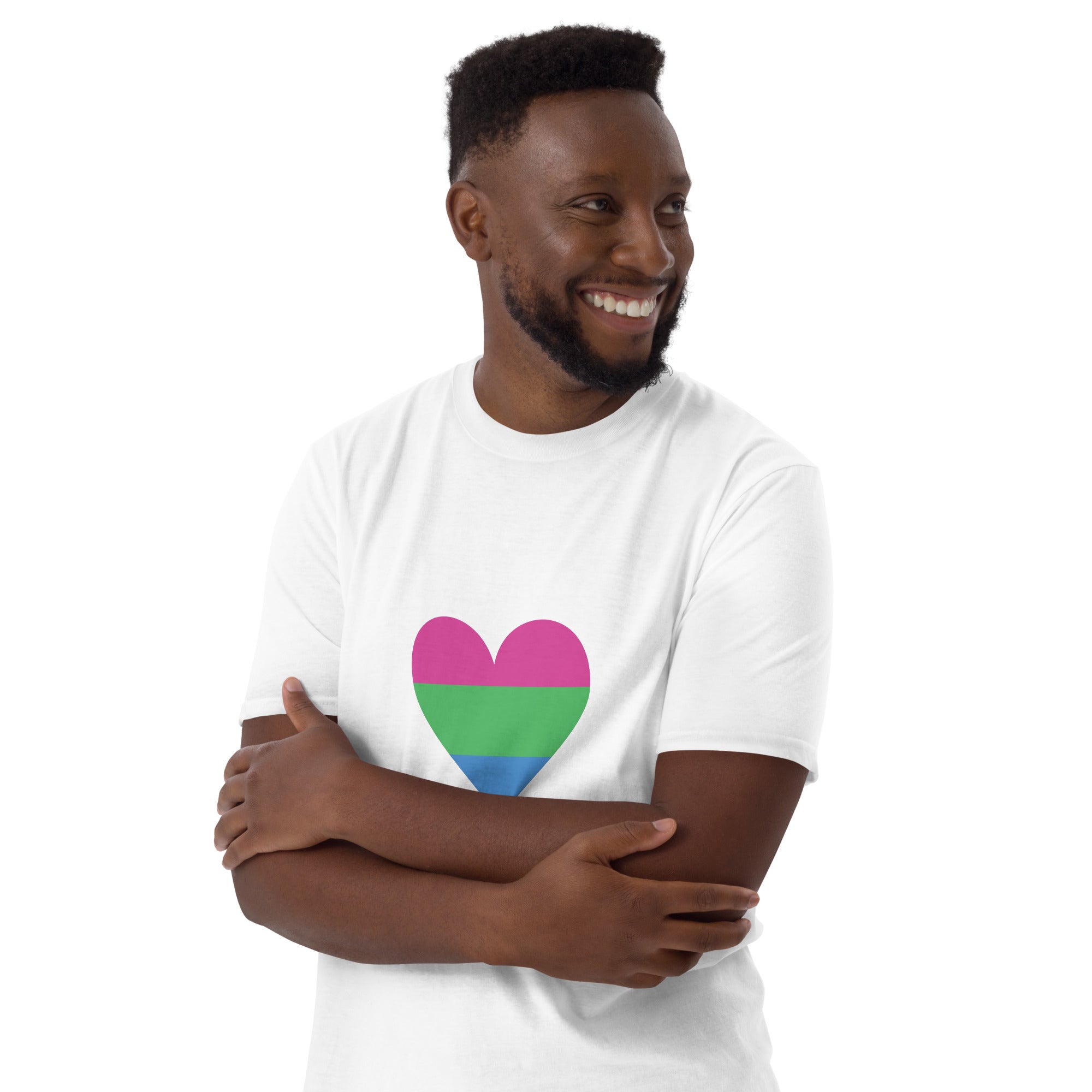 Short-Sleeve Unisex T-Shirt-Polysexual Heart