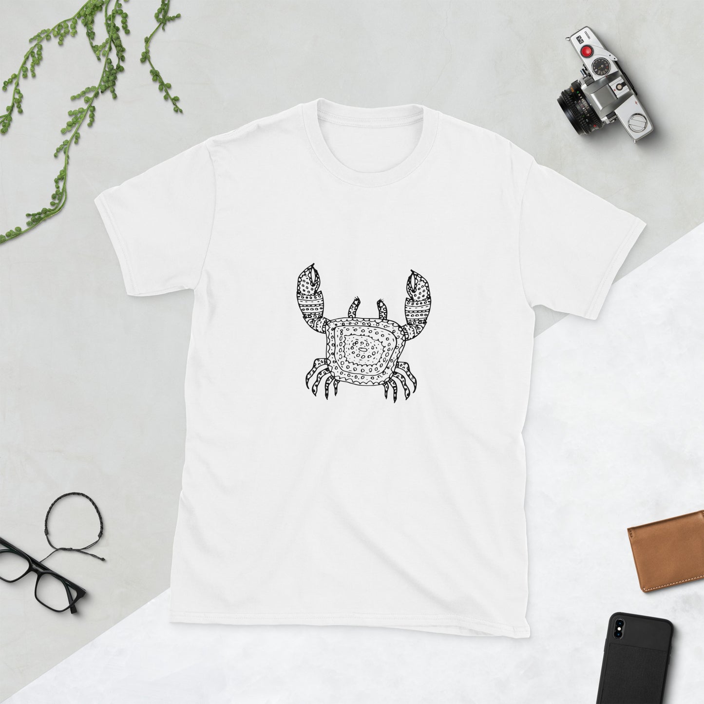 Short-Sleeve Unisex T-Shirt- Crab