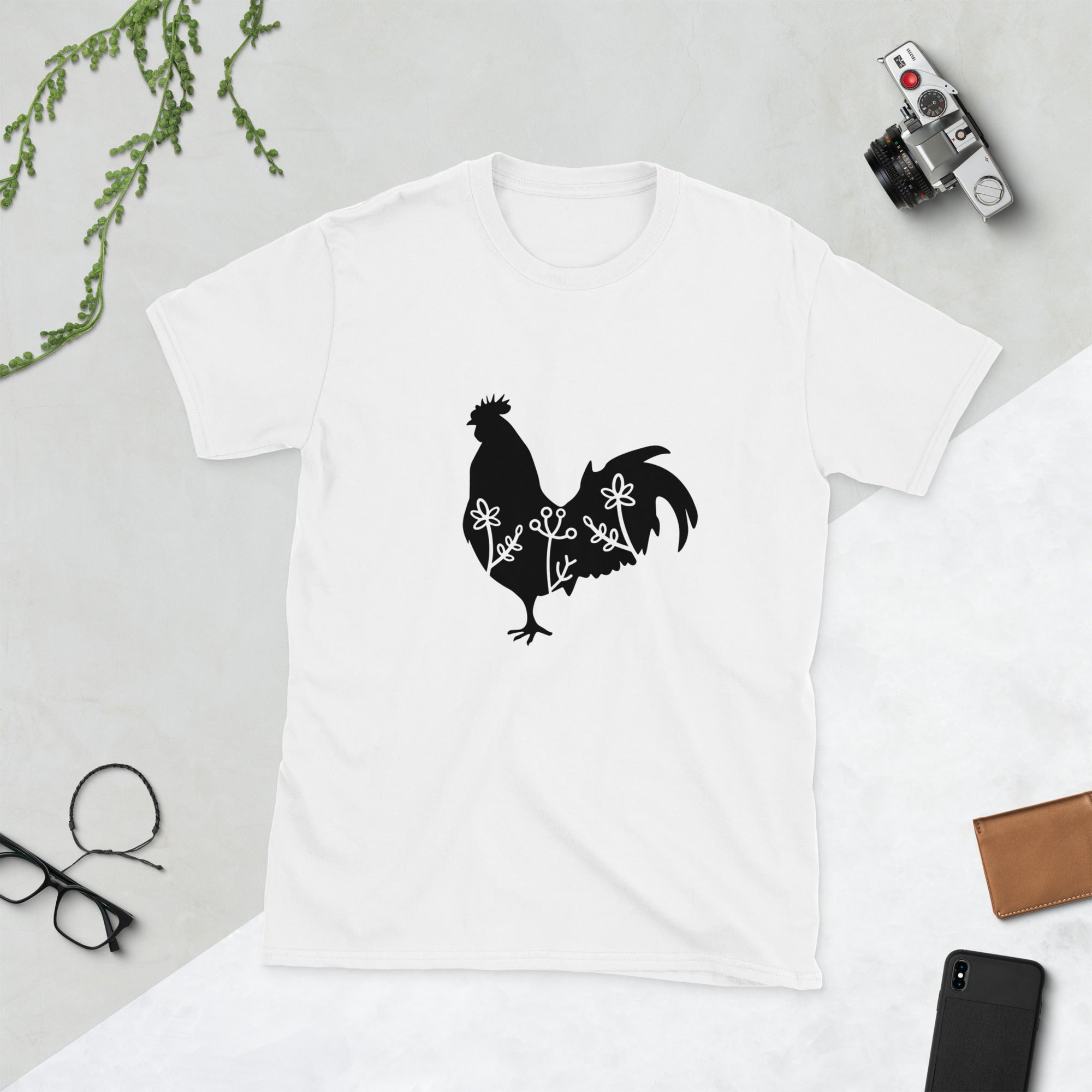 Short-Sleeve Unisex T-Shirt- Rooster