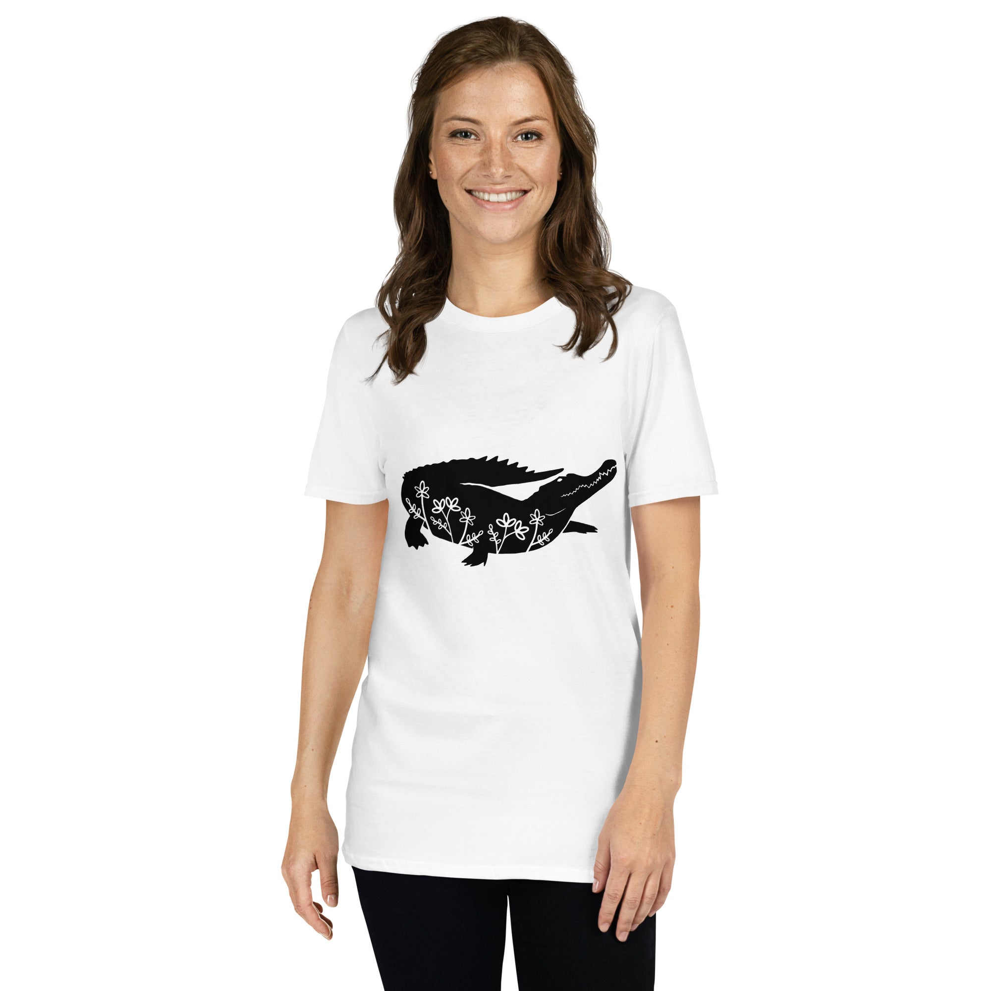 Short-Sleeve Unisex T-Shirt- Crocodile