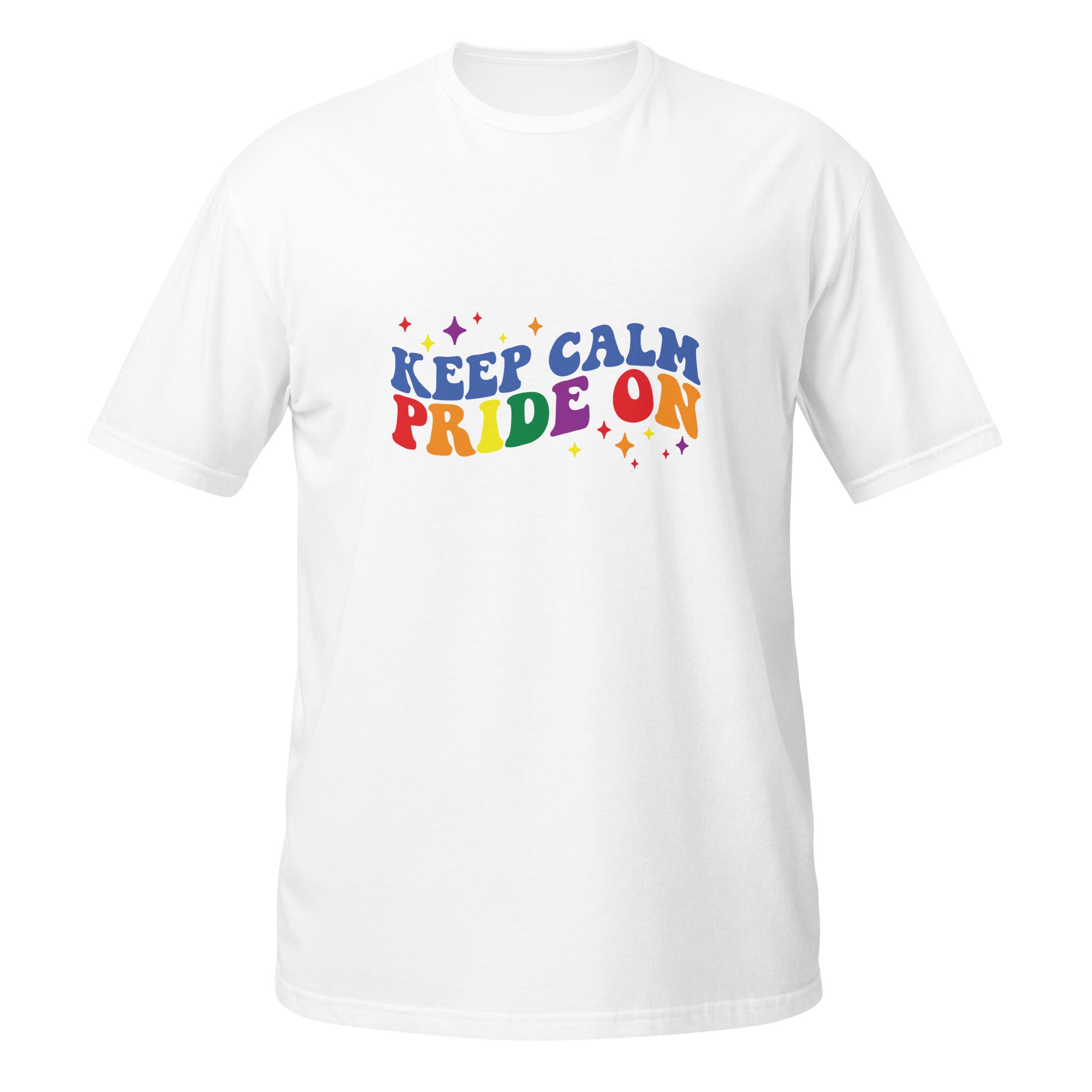 Short-Sleeve Unisex T-Shirt- Keep calm pride on