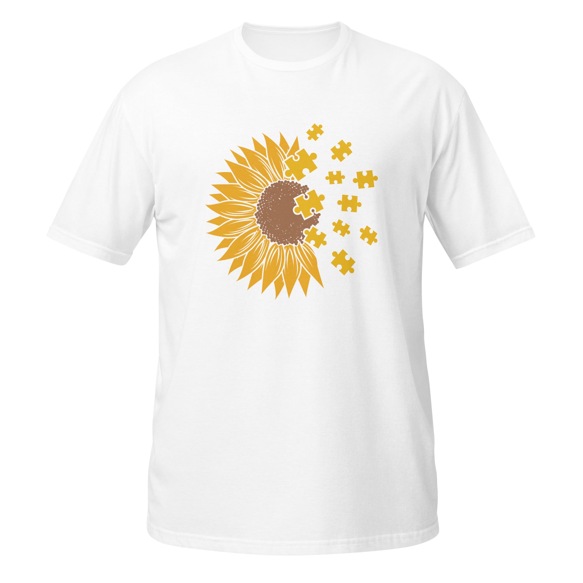 Short-Sleeve Unisex T-Shirt- Sunflower Autism