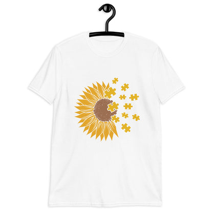 Short-Sleeve Unisex T-Shirt- Sunflower Autism