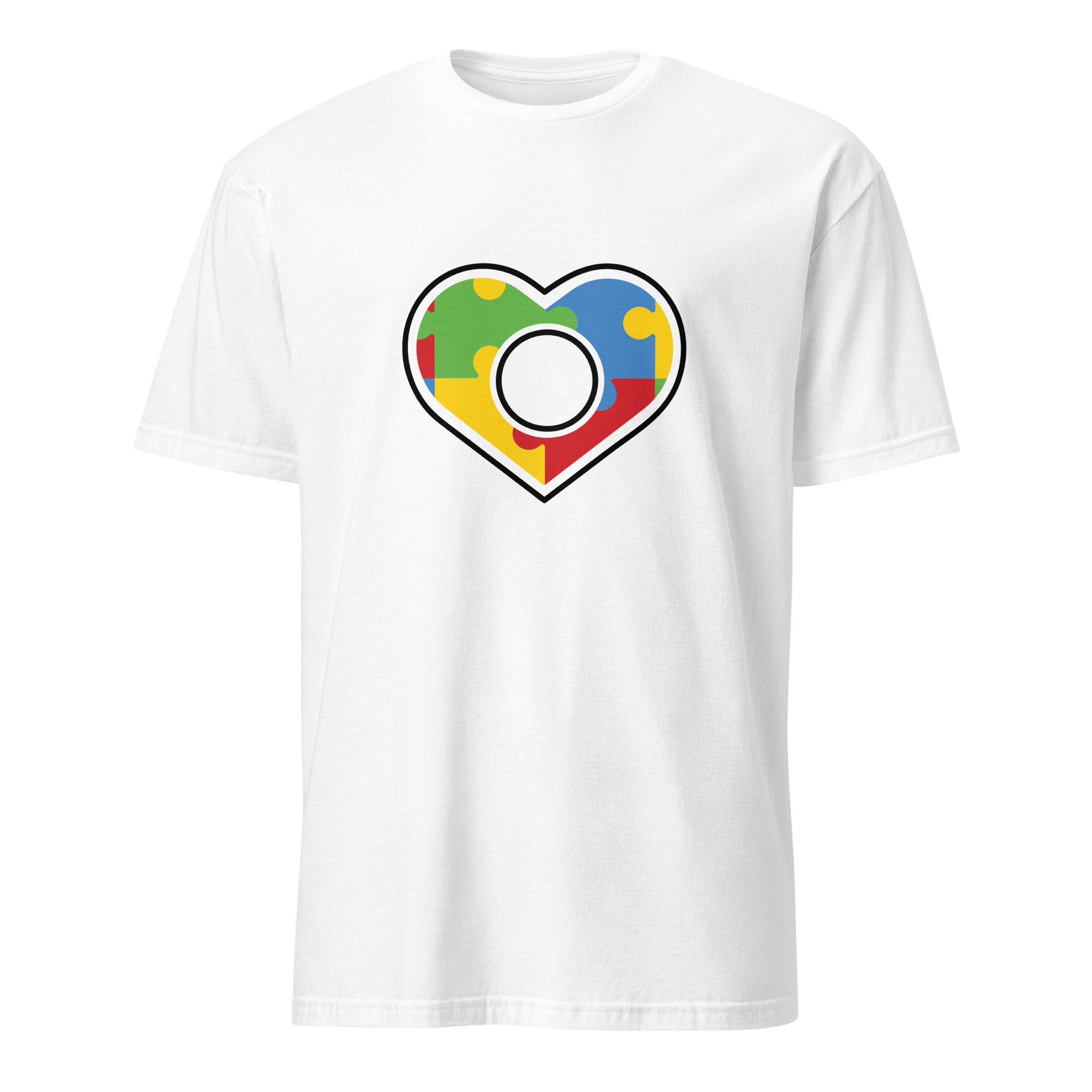 Short-Sleeve Unisex T-Shirt- Autism Heart