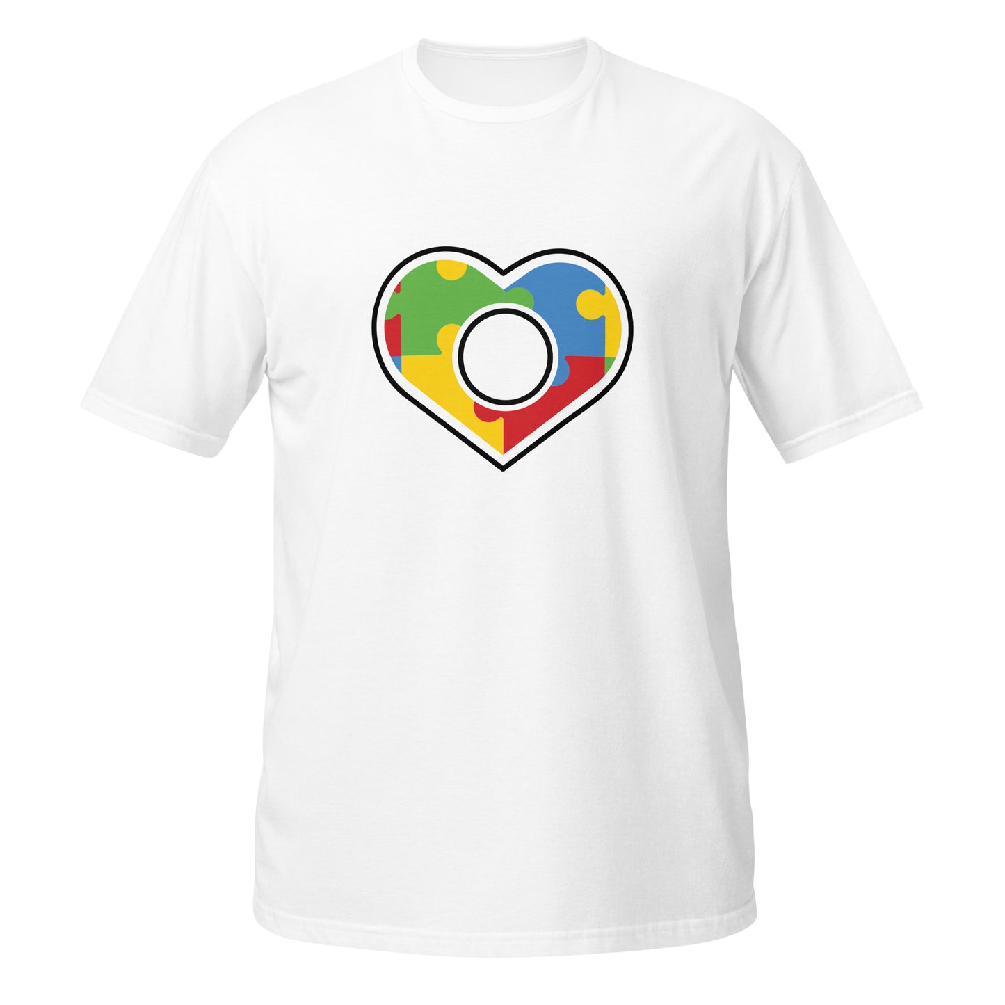 Short-Sleeve Unisex T-Shirt- Autism Heart