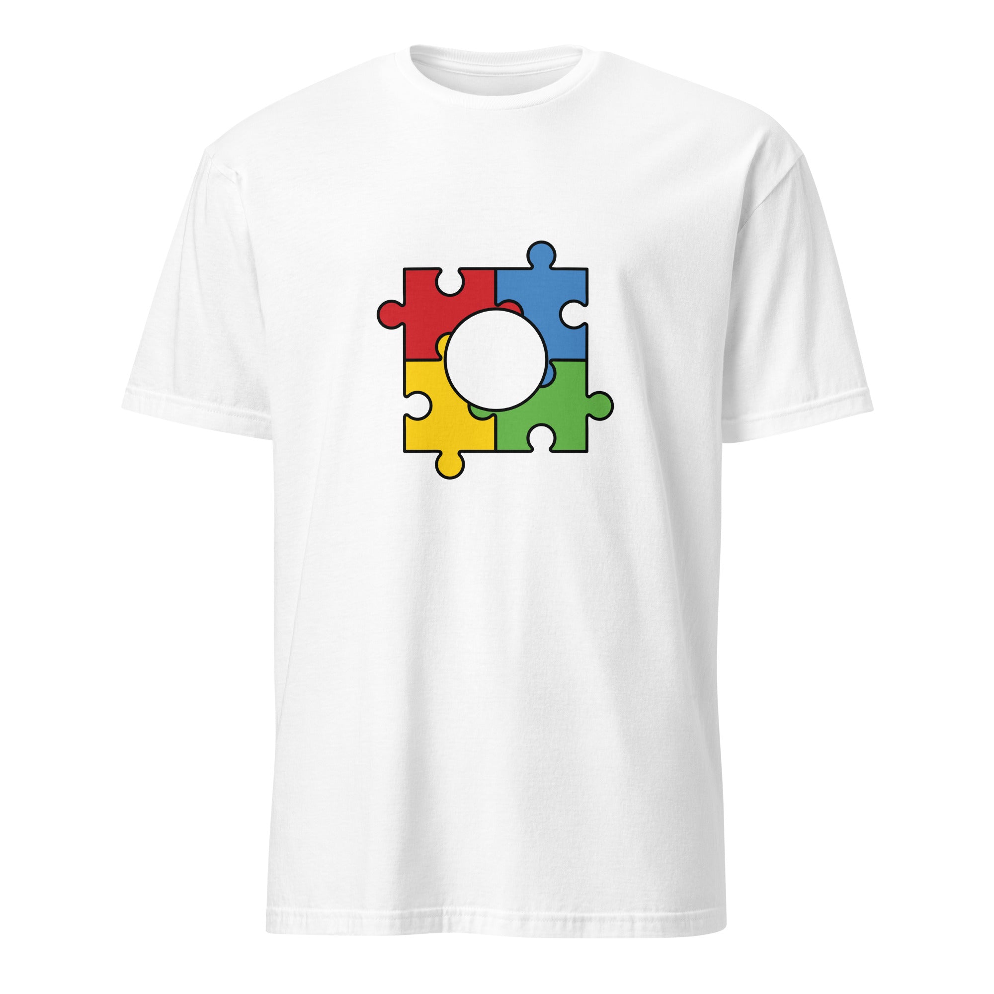 Short-Sleeve Unisex T-Shirt- Autism Puzzle