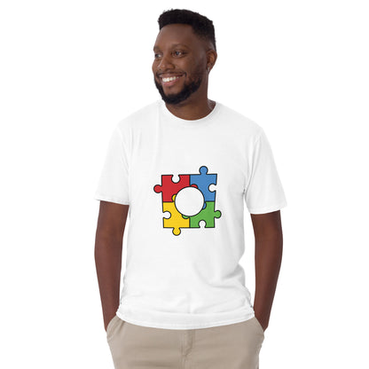 Short-Sleeve Unisex T-Shirt- Autism Puzzle