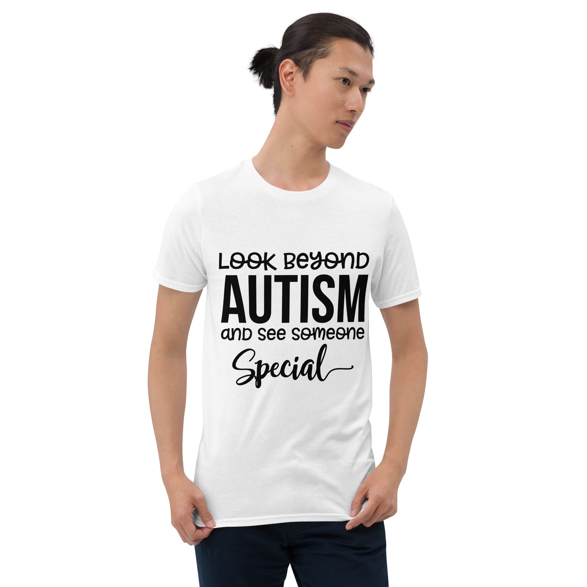 Short-Sleeve Unisex T-Shirt- Look Beyond Autism