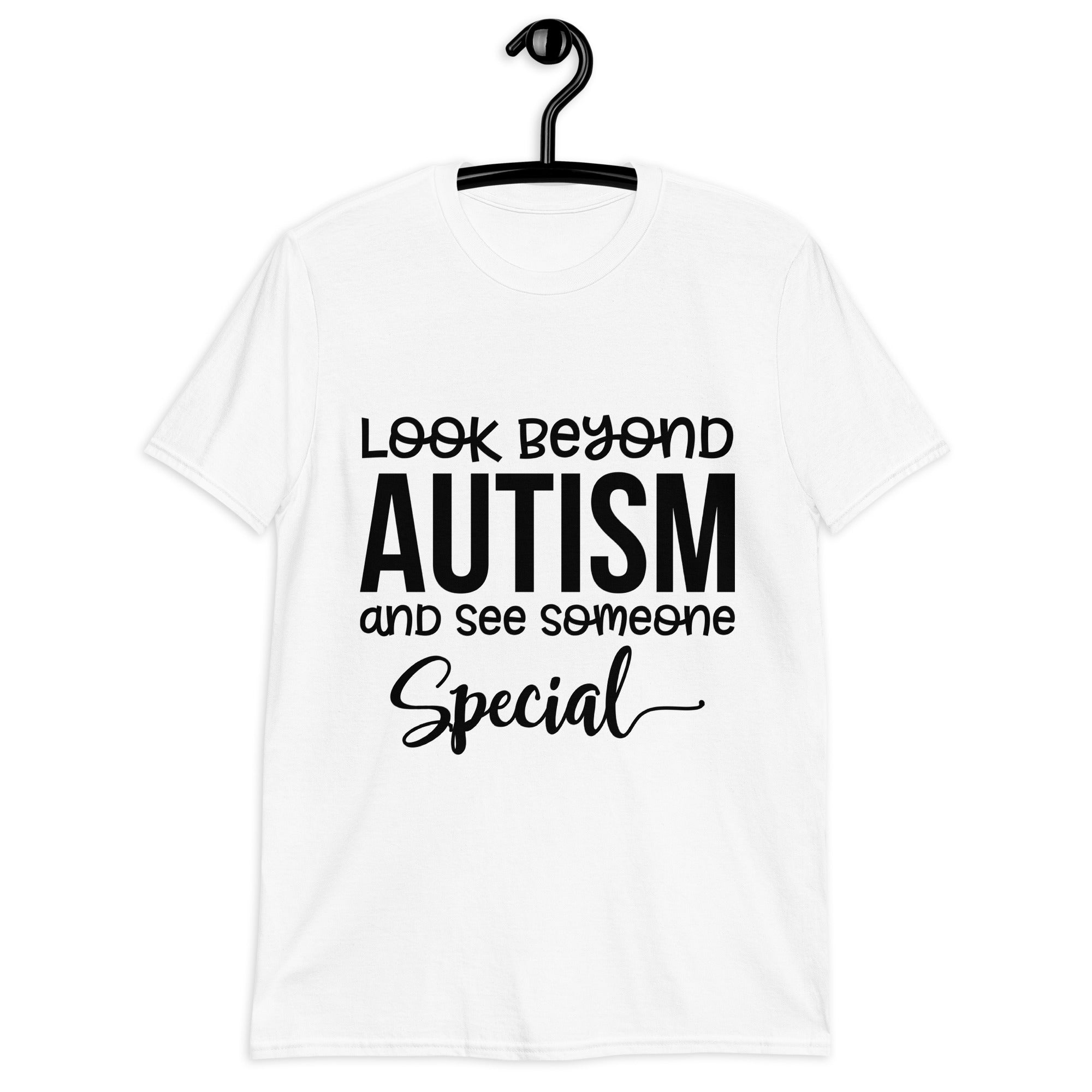 Short-Sleeve Unisex T-Shirt- Look Beyond Autism