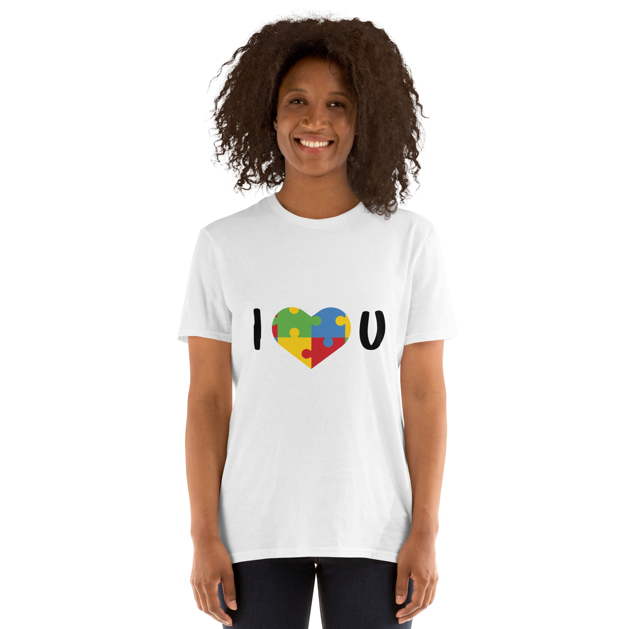 Short-Sleeve Unisex T-Shirt- I Love U