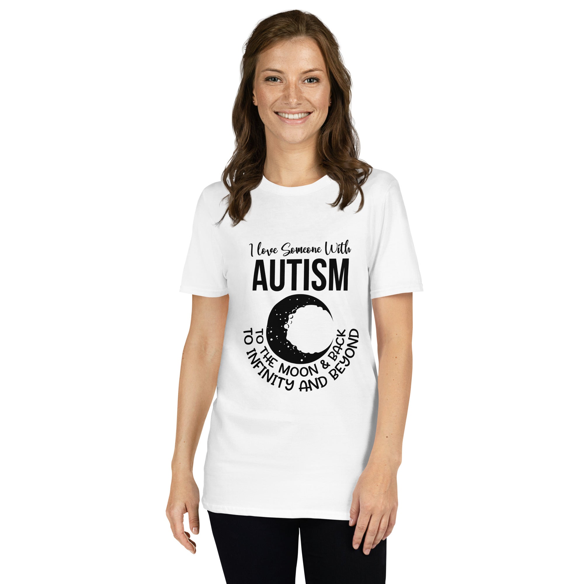 Short-Sleeve Unisex T-Shirt- I Love Someone With Autism