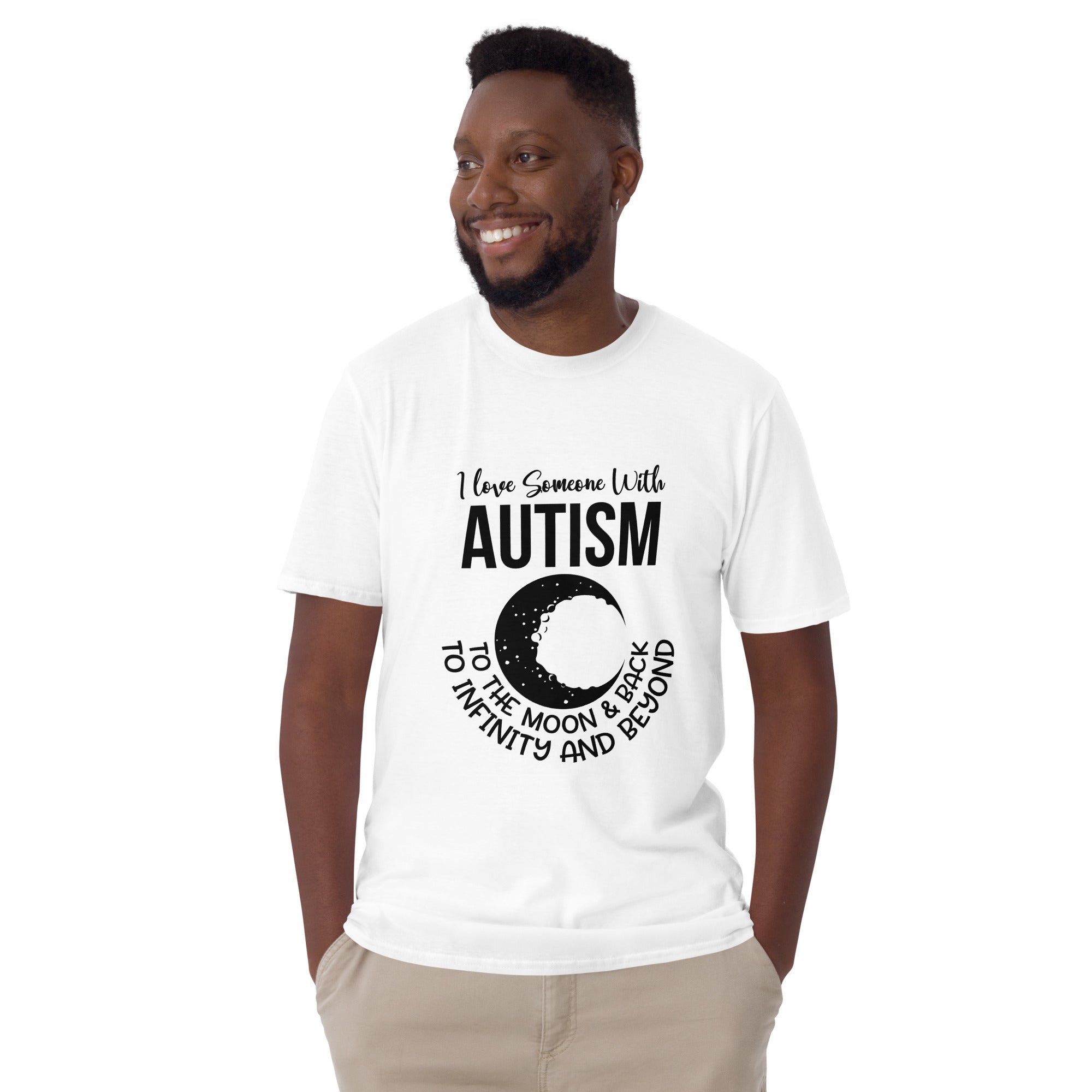 Short-Sleeve Unisex T-Shirt- I Love Someone With Autism