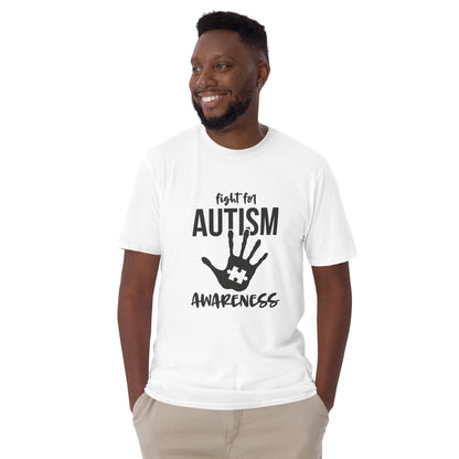 Short-Sleeve Unisex T-Shirt- Fight for autism awareness