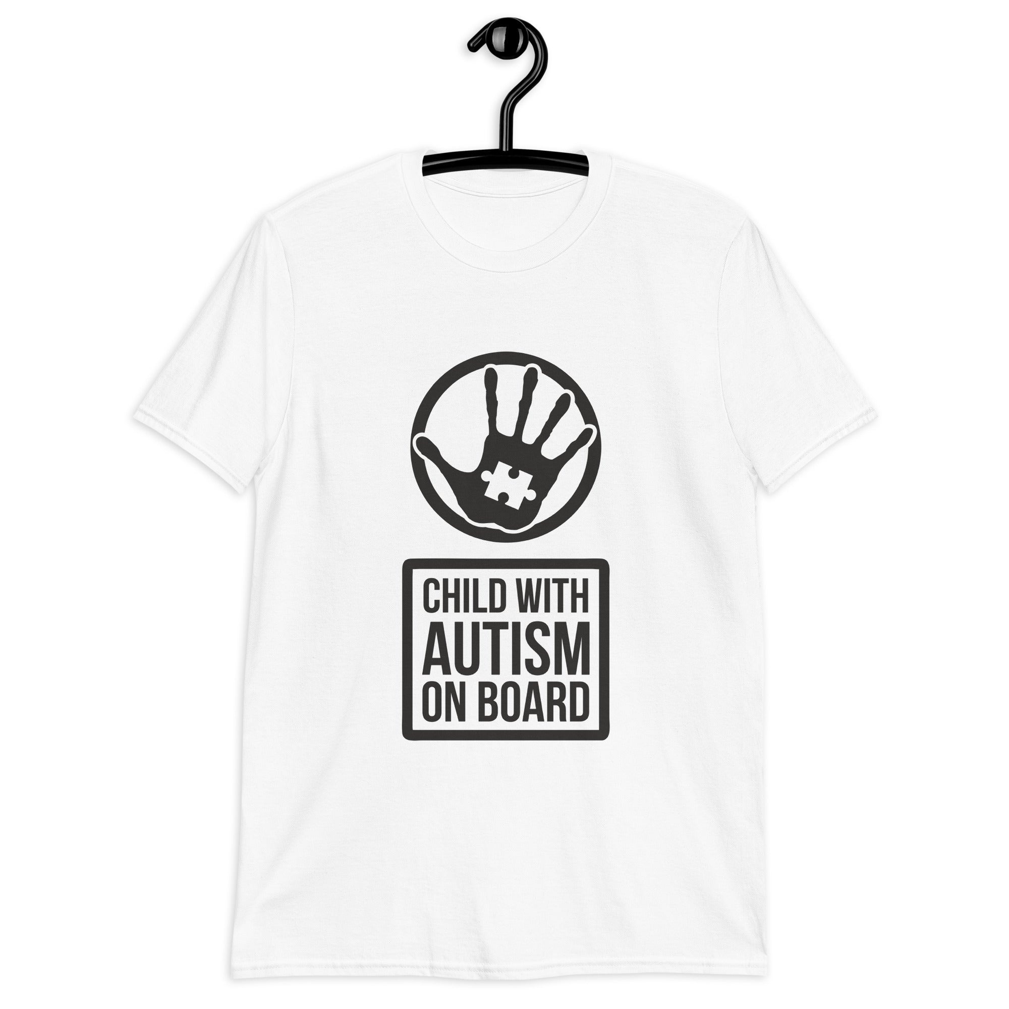 Short-Sleeve Unisex T-Shirt- Child with Autism on Board