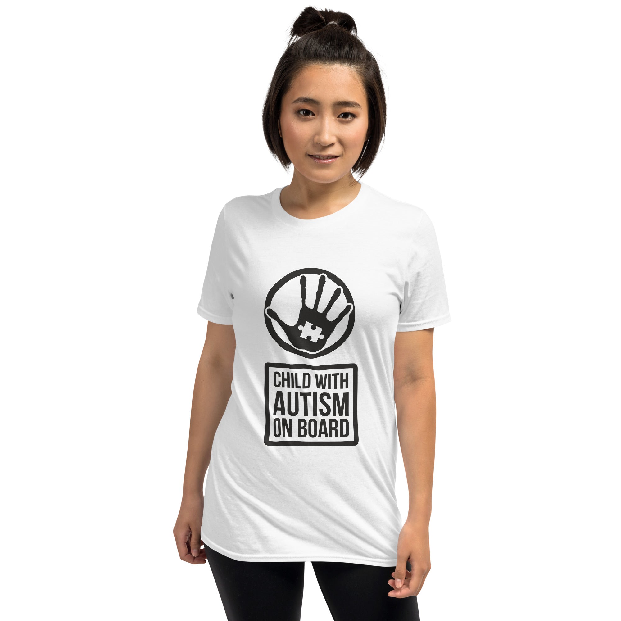 Short-Sleeve Unisex T-Shirt- Child with Autism on Board