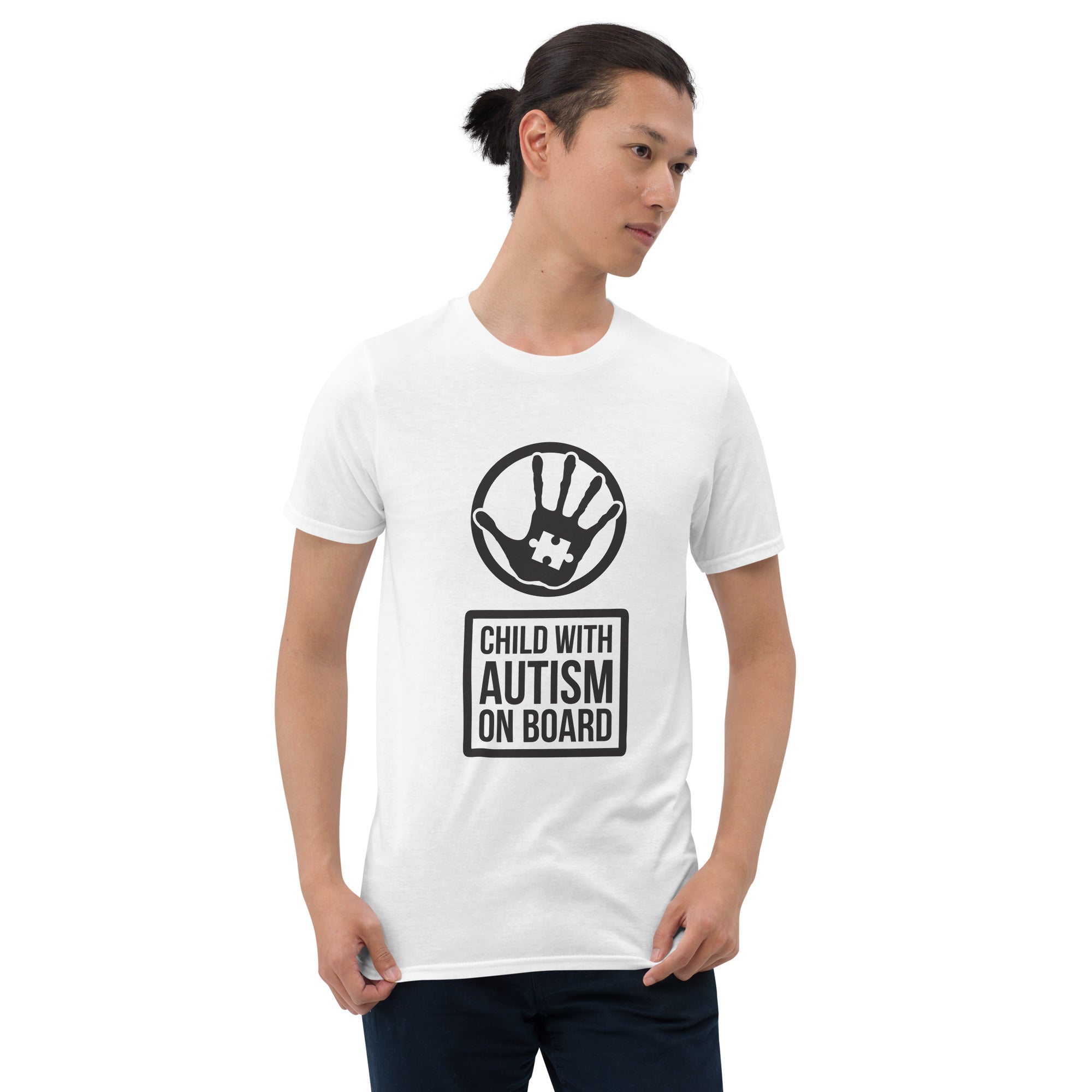 Short-Sleeve Unisex T-Shirt- Child with Autism on Board