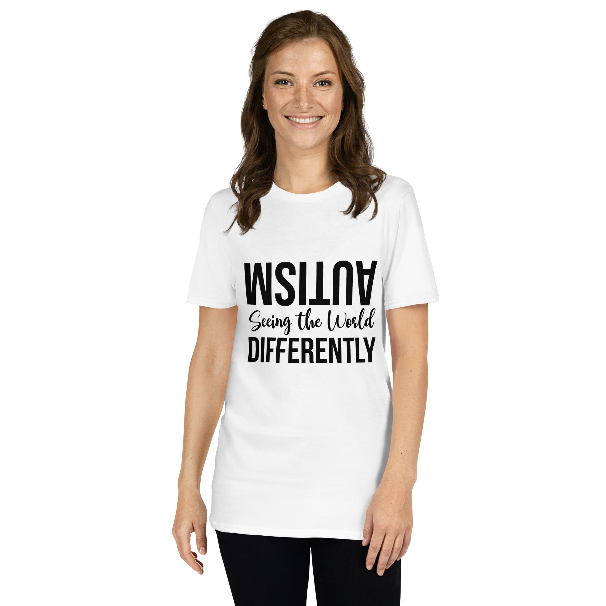 Short-Sleeve Unisex T-Shirt- Autism Seeing the World Differently